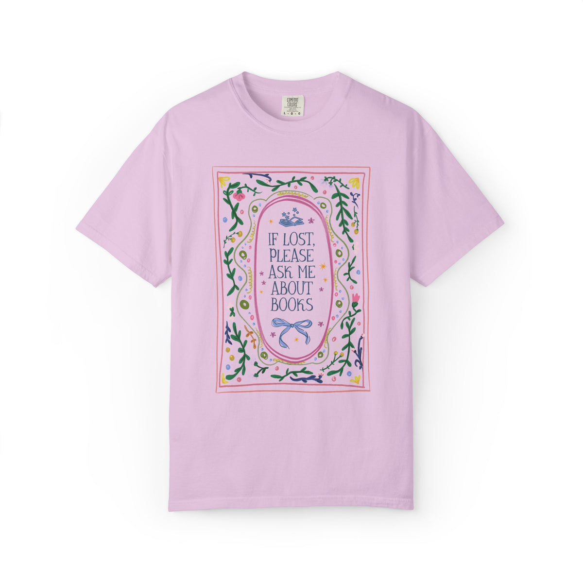 If Lost, Please Ask Me About Books: Cute Bookish Librarian T-Shirt for Classic Literature Bookworm or Fiction Reader, School Librarian Tee