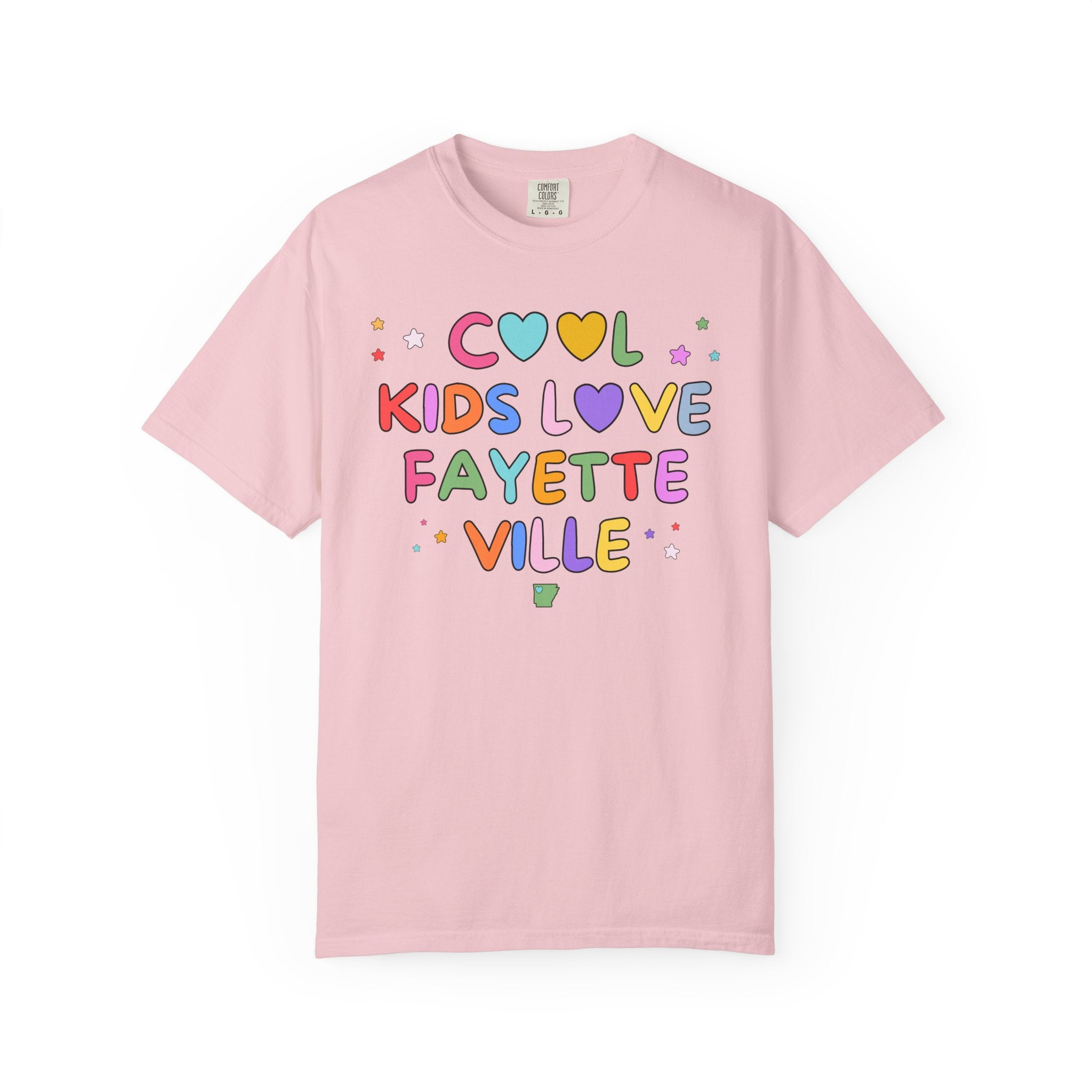 Cool Kids Love Fayetteville: Cute Northwest Arkansas T-Shirt for Friend Living in Fayetteville, Silly Nostalgic Fayetteville Arkansas Tee