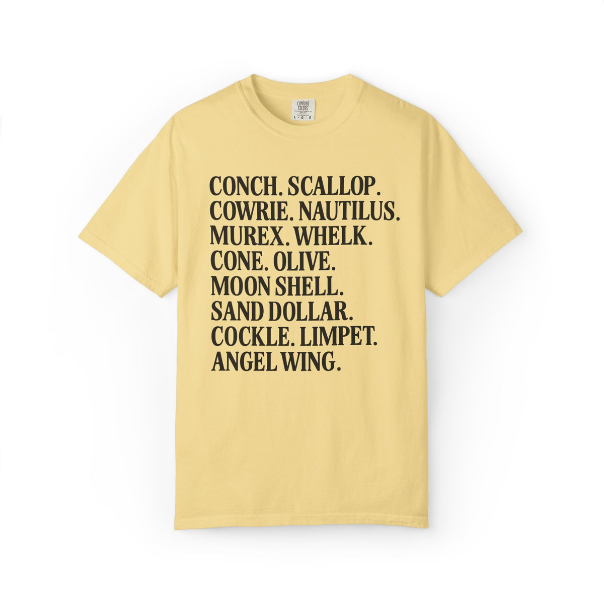 Seashell Name List