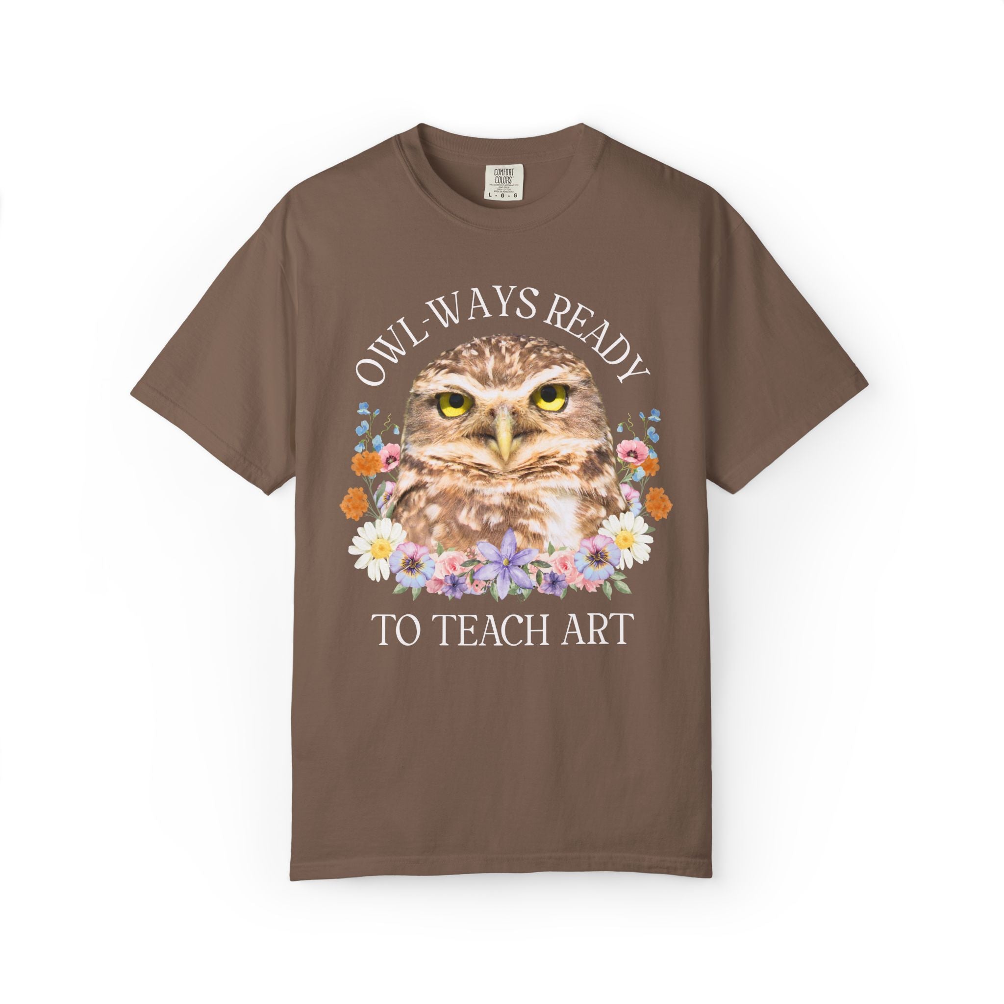 Owl High School Matching Teacher T-Shirt for School Office Staff, Funny Animal Lover T-Shirt for School Administration or Middle School Math