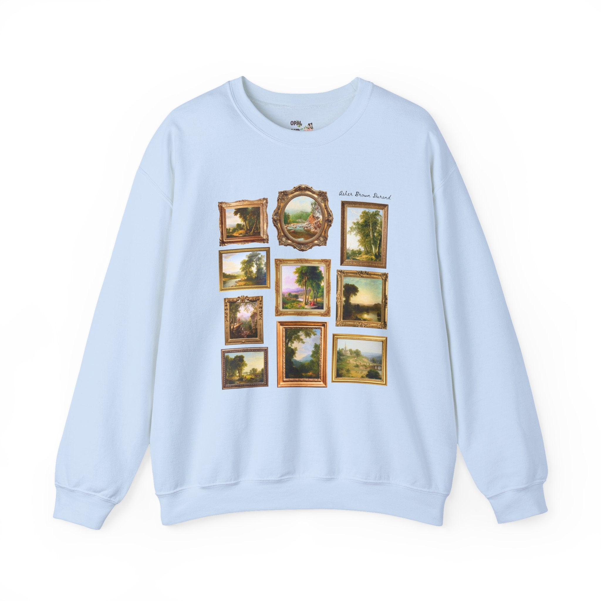 Asher Brown Durand Art History Lover Sweatshirt: Famous Paintings, History of Hudson River School Art Movement, Famous American Landscapes