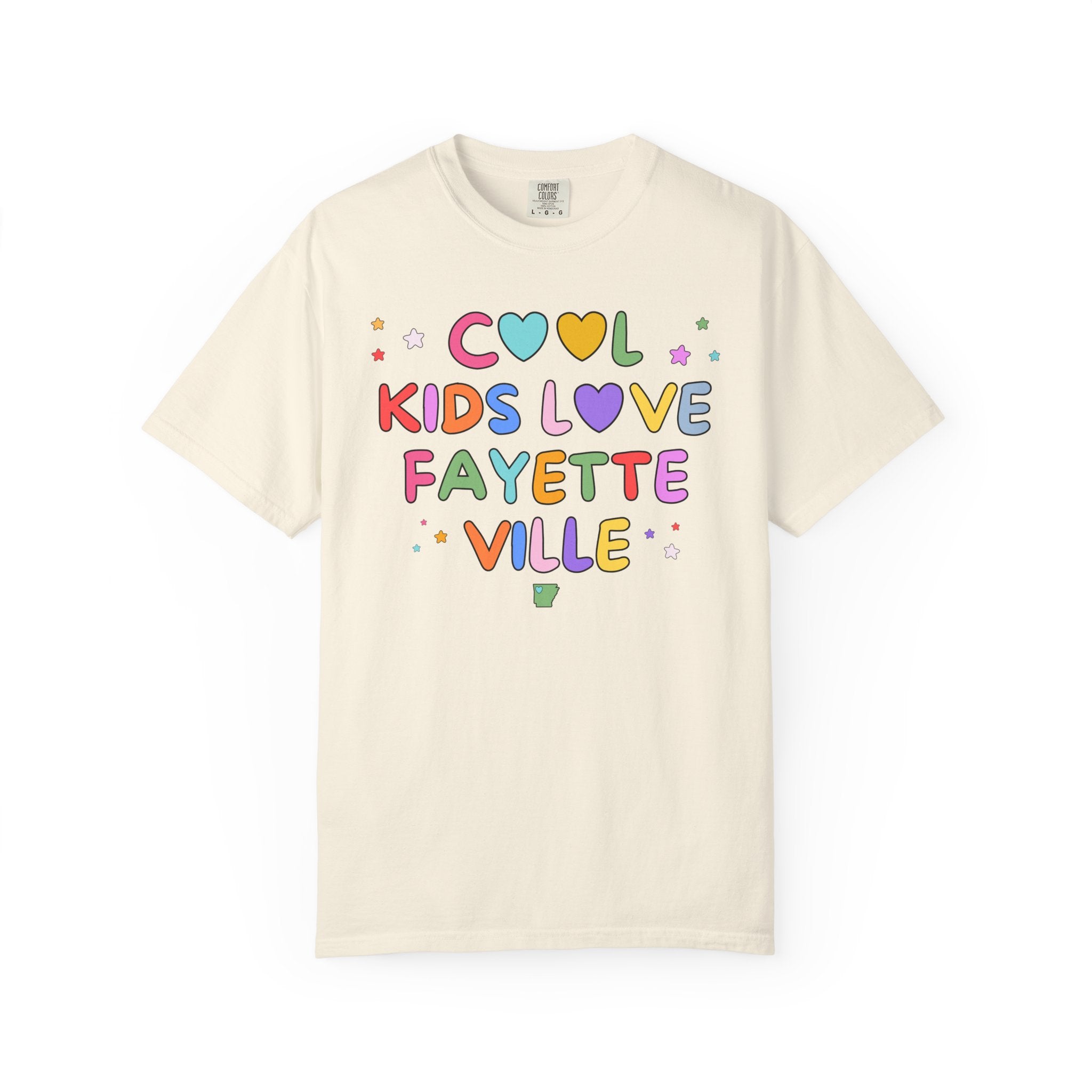 Cool Kids Love Fayetteville: Cute Northwest Arkansas T-Shirt for Friend Living in Fayetteville, Silly Nostalgic Fayetteville Arkansas Tee