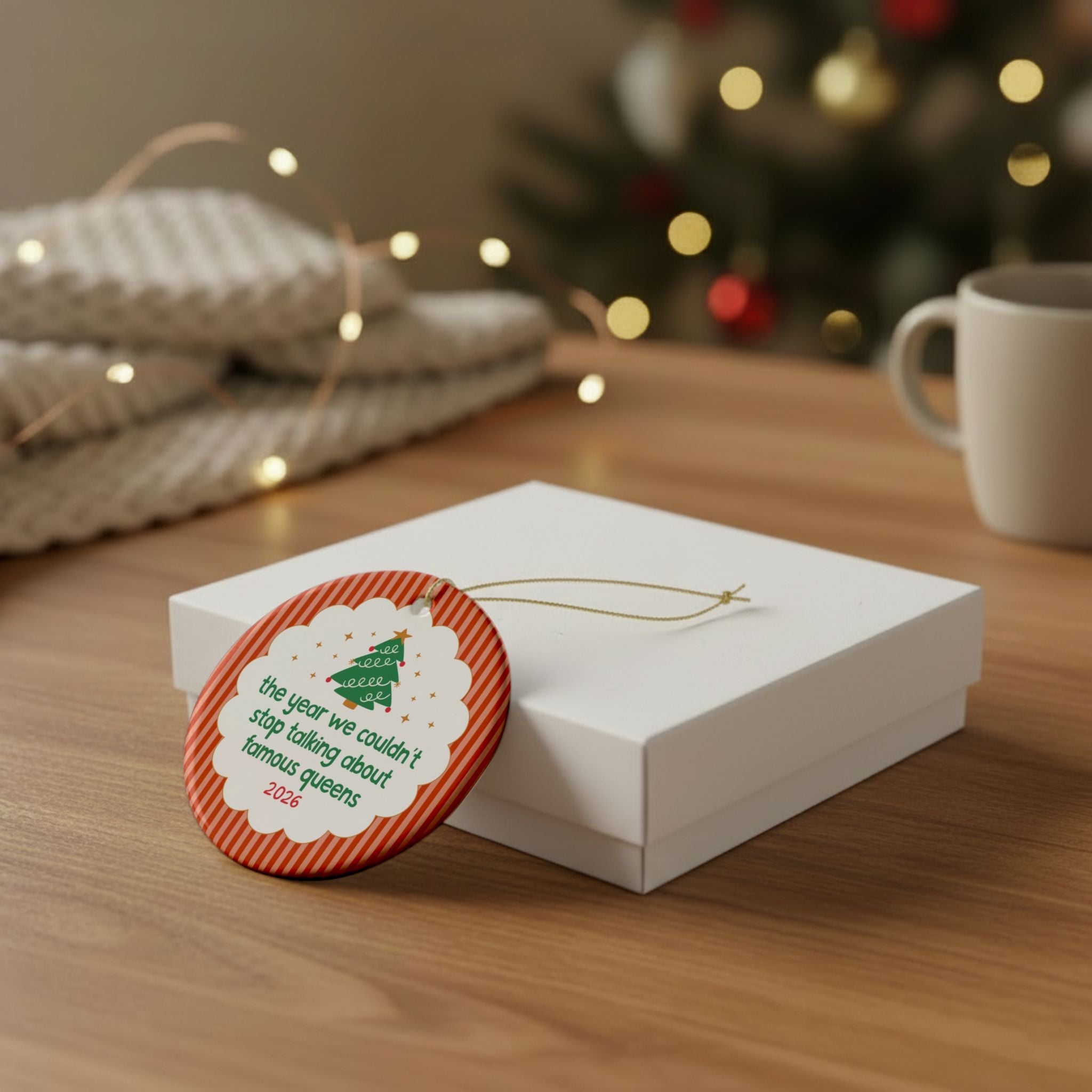 2026: The Year We Couldn't Stop Talking About Famous Queens, Funny Royal History Buff Gift, Women's History Gift, European History Ornament - Opal and June