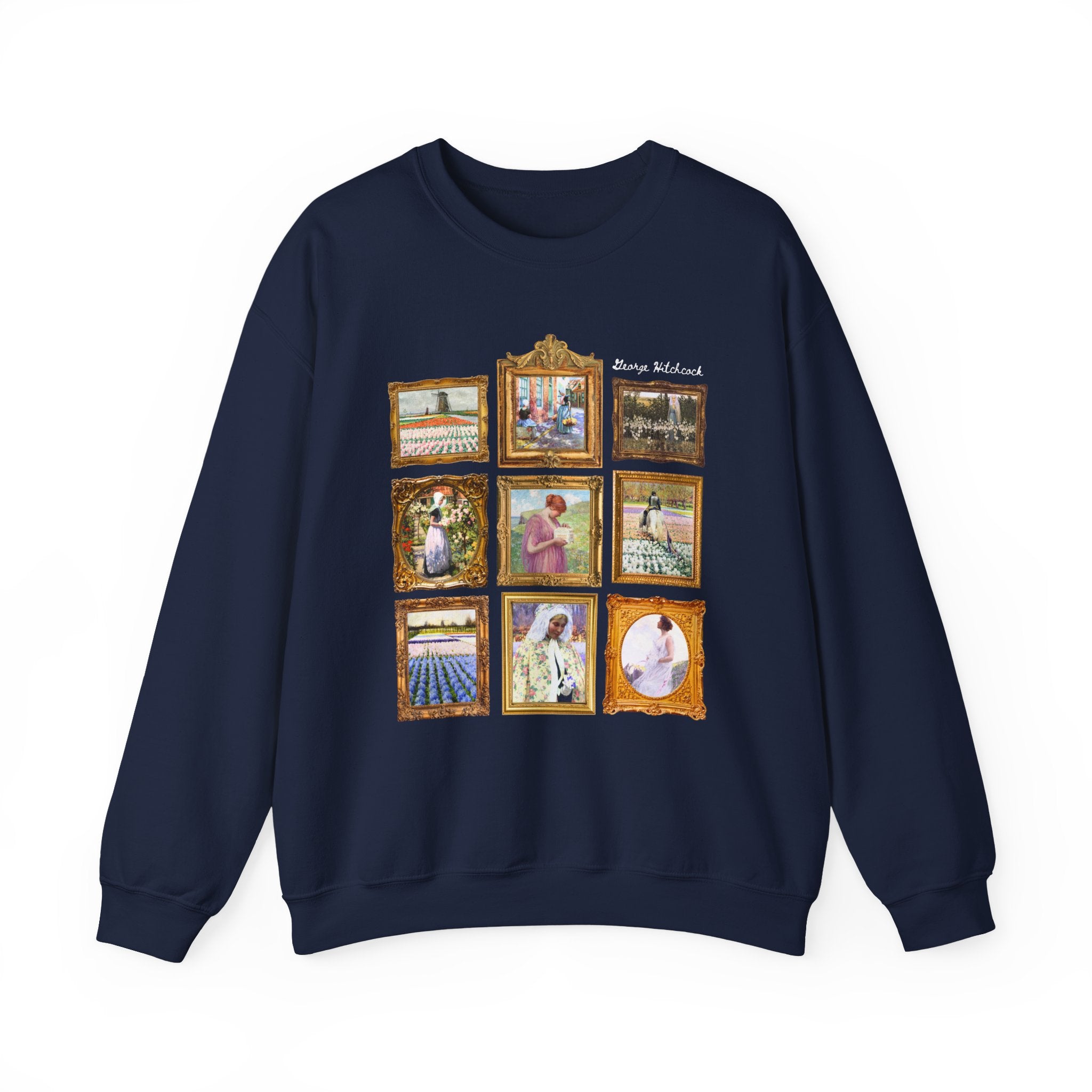 George Hitchcock Art History Sweatshirt, American Art History Shirt for Humanites Major, Netherlands Art History, Famous Paintings of Tulips