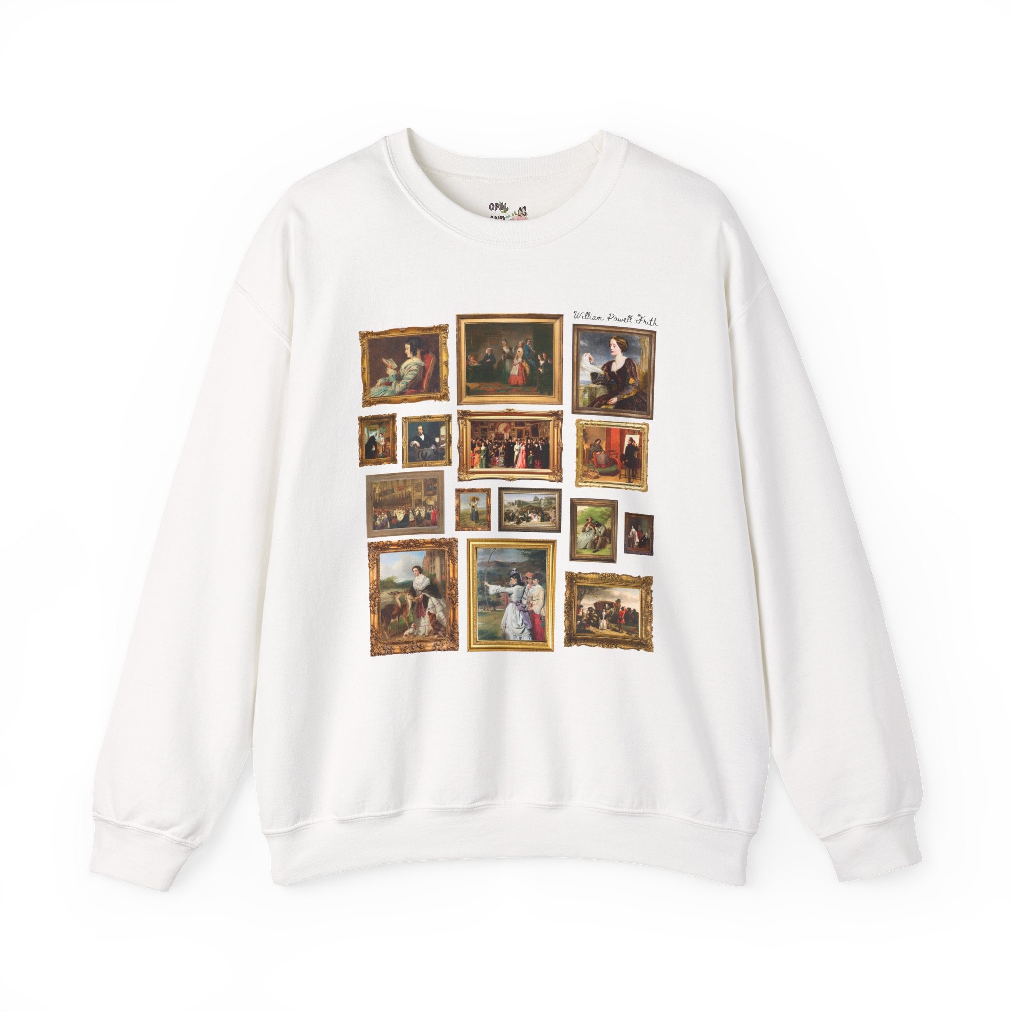 William Powell Frith Art History Lover Sweatshirt for Humanities Teacher or Artist Who Loves Victorian Art, English Art Historian Crewneck