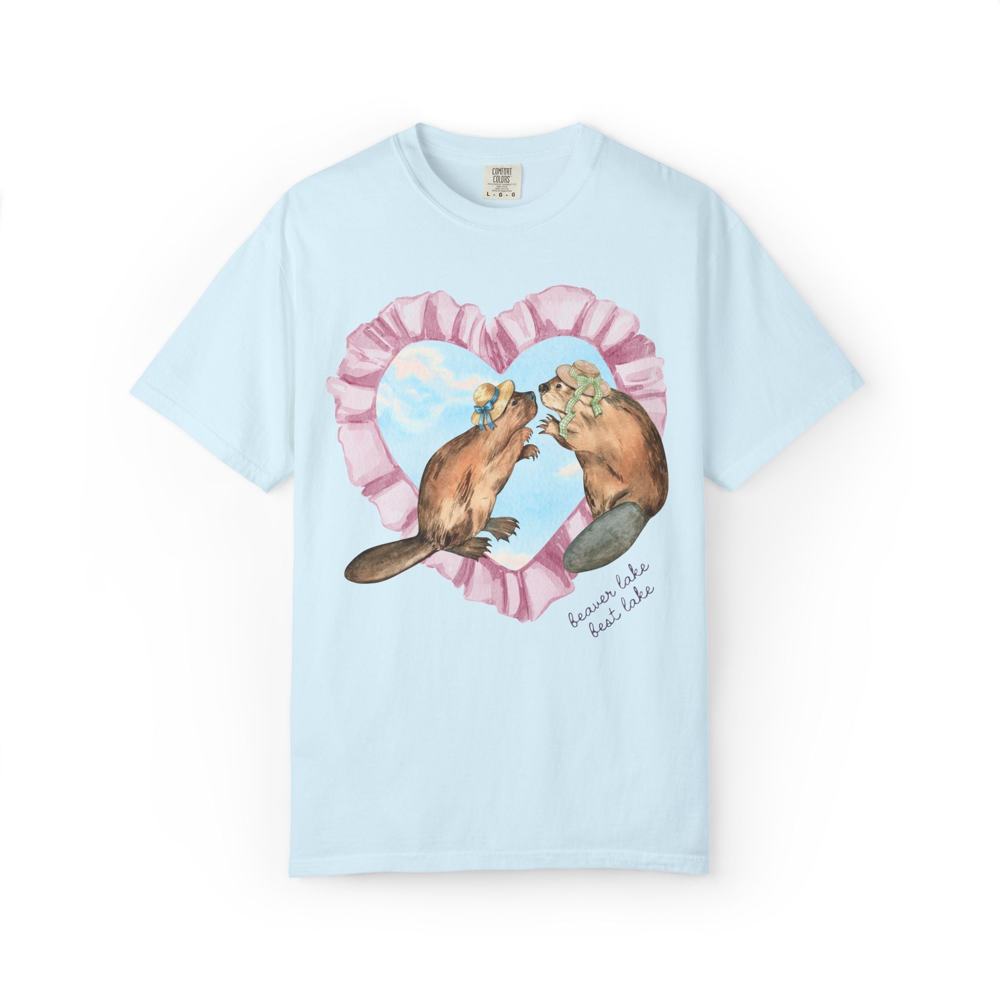 Beaver Lake Best Lake Tee Shirt with Heart: Funny Northwest Arkansas Eureka Springs or Rogers Arkansas Lover Tee for Animal Lover