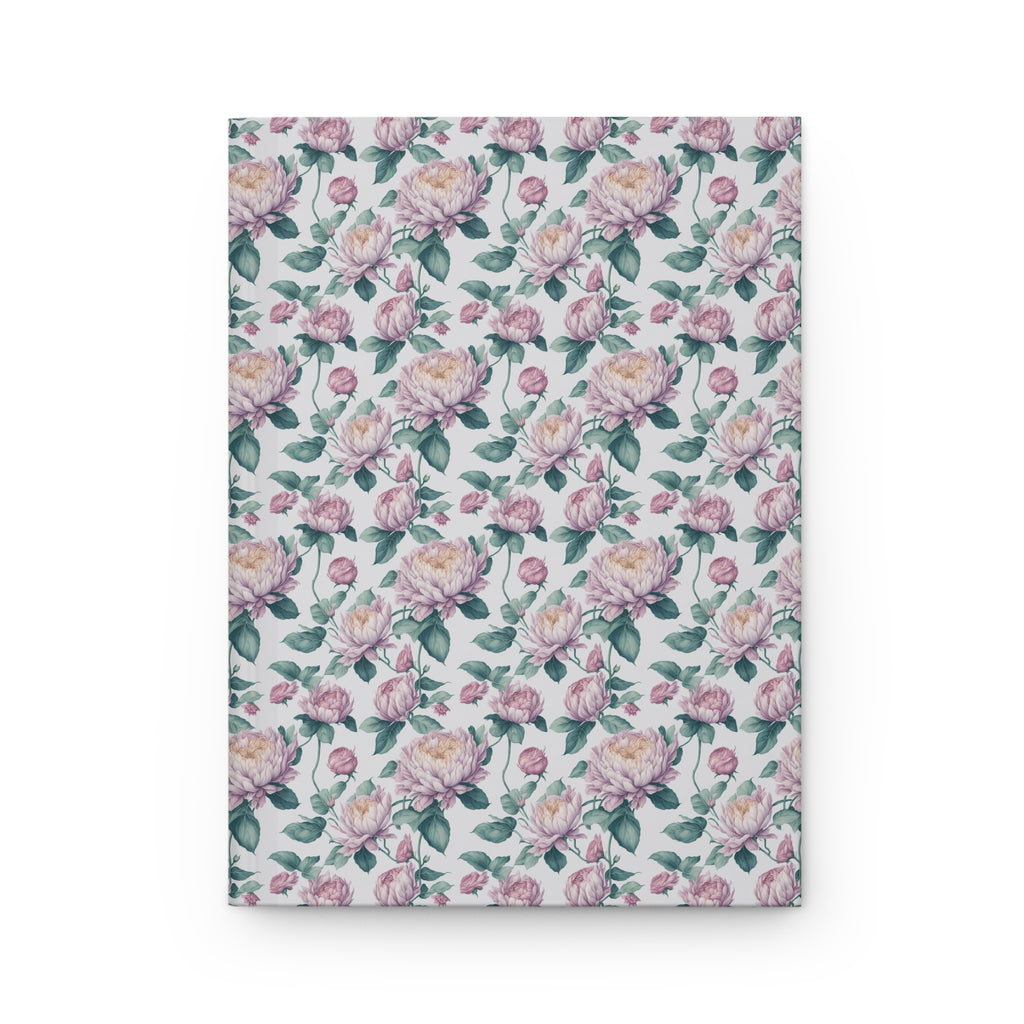 Floral Notebook with Vintage Flower Wallpaper Aesthetic: Cute Grandma Style Journal