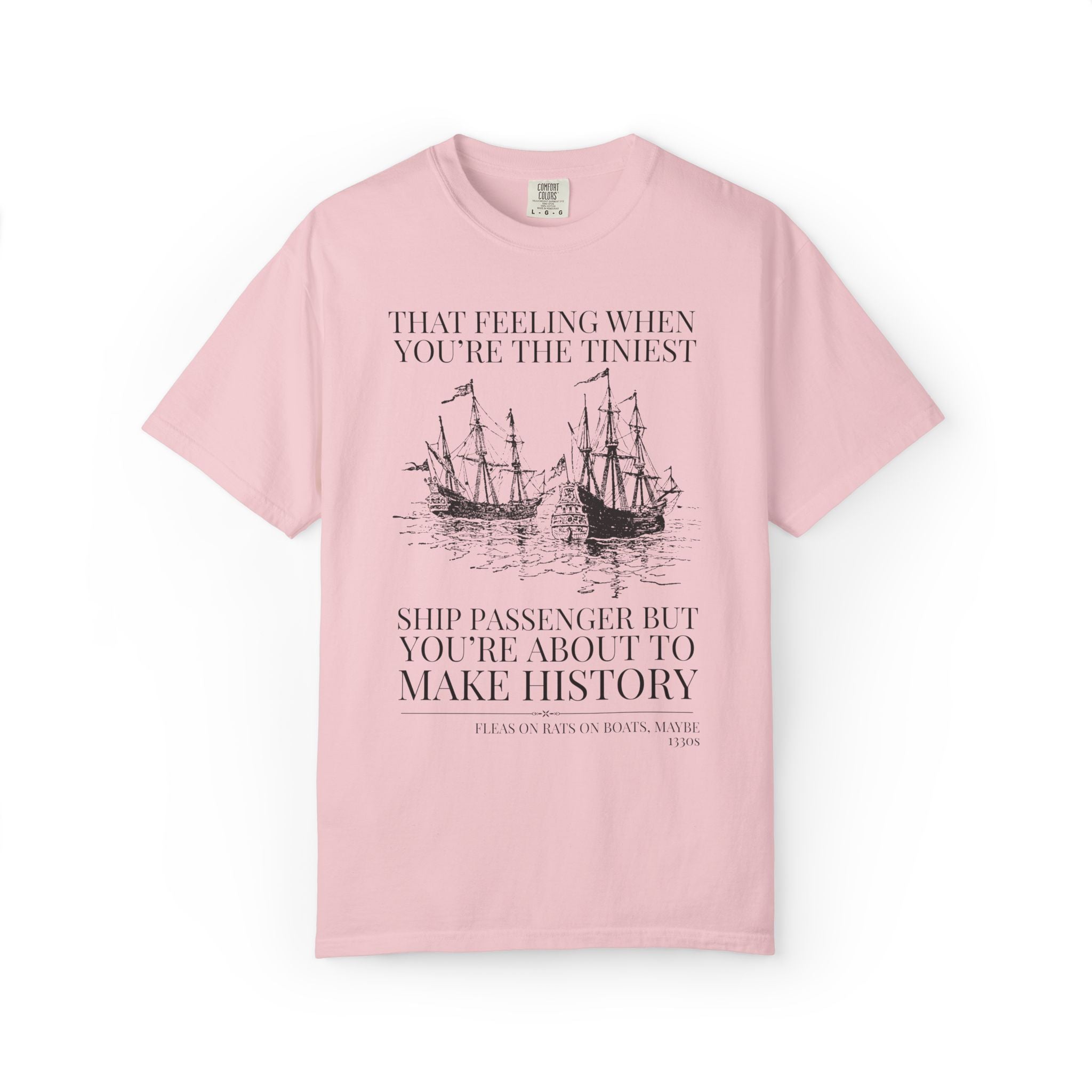 The Black Death Bubonic Plague History Buff Tee Shirt: 14th Century History, European Medieval Middle Ages T-Shirt with Vintage Aesthetic