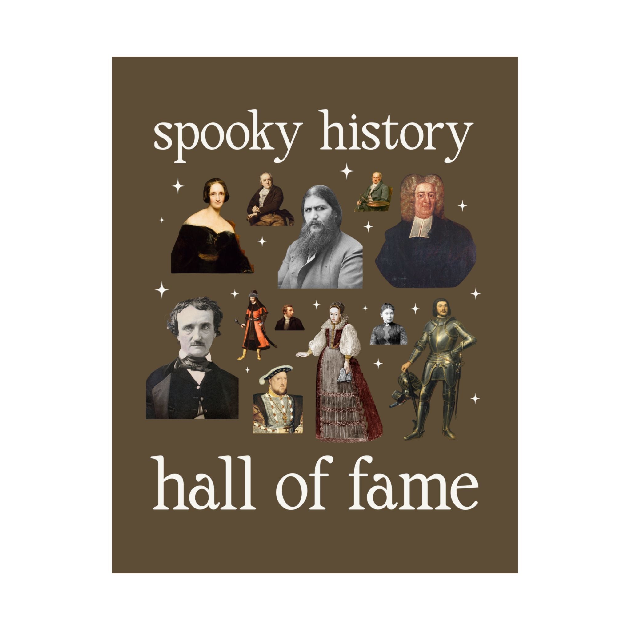 Spooky History Hall of Fame Poster
