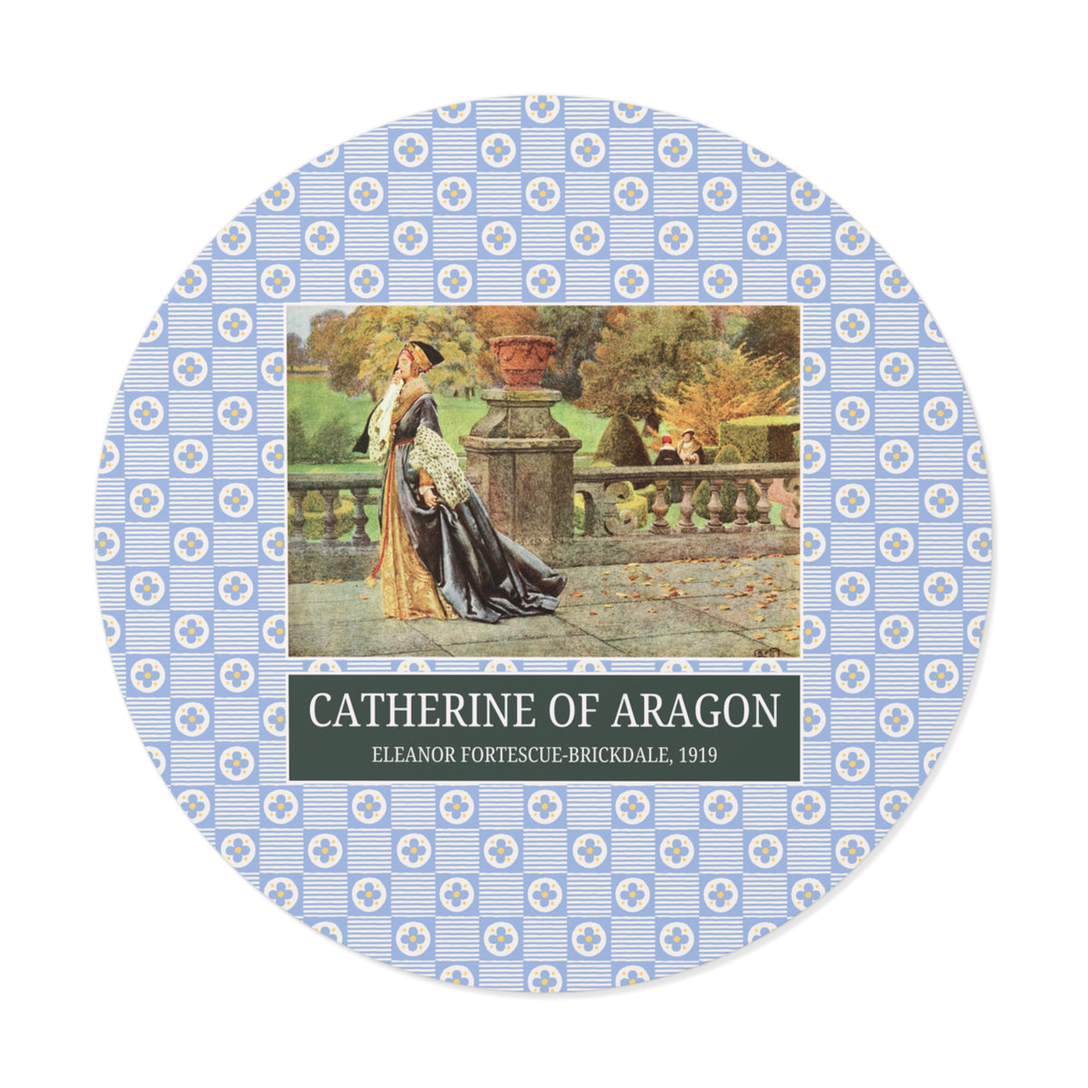 Catherine of Aragon Tudor History Art History Buff Sticker, Famous Painting by Eleanor Fortescue-Brickdale, European Royal History Decal
