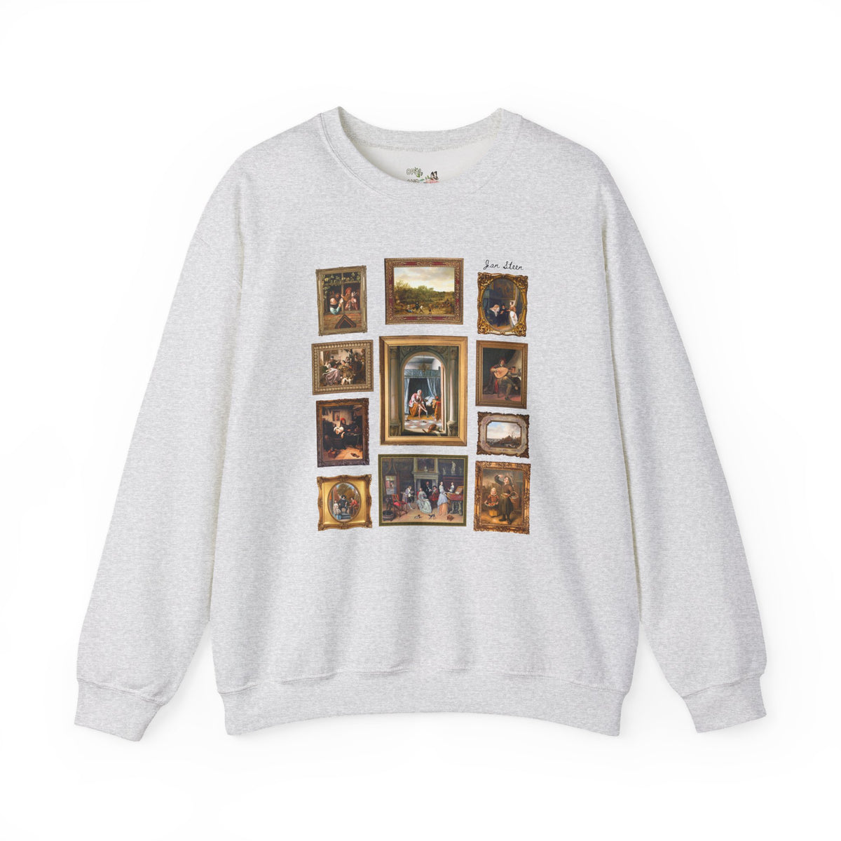 Jan Steen Dutch Golden Age Art History Buff Sweatshirt for European Art Historian or Humanities Teacher, Woman at Her Toilet Famous Painting