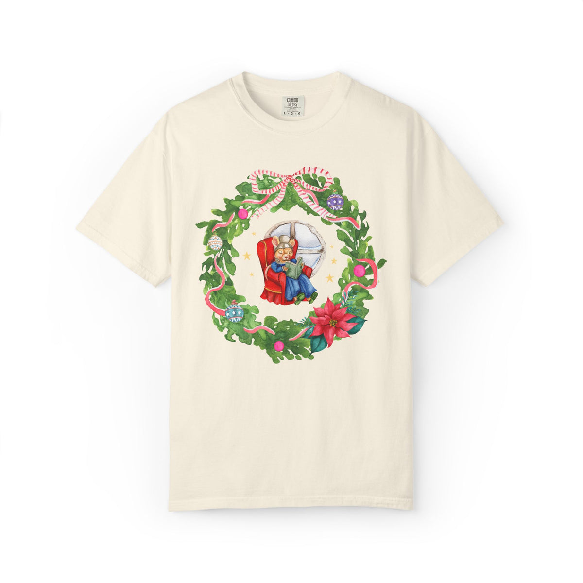 Bookish Christmas Mouse
