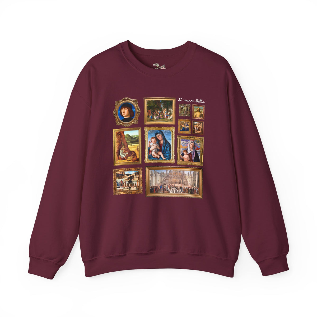 Giovanni Bellini Art History Sweatshirt for Museum Lover, Italian Venetian Renaissance Art Historian Crewneck, 15th Century Art, Humanities Teacher