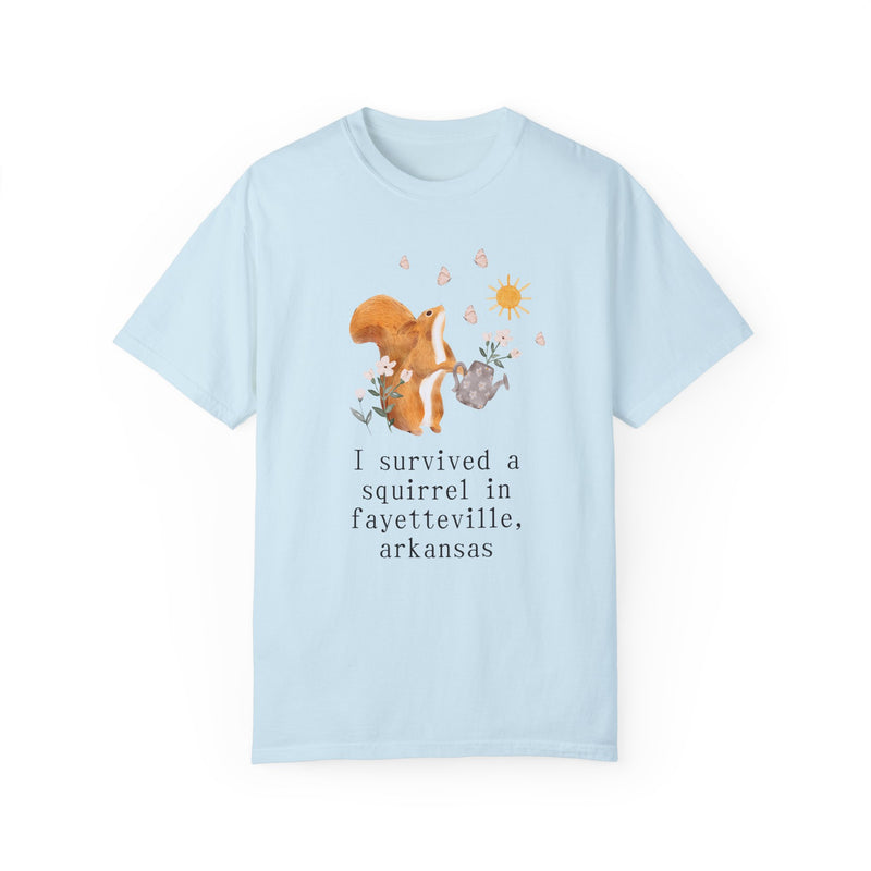 Funny Squirrel Tee Shirt: Fayetteville Arkansas