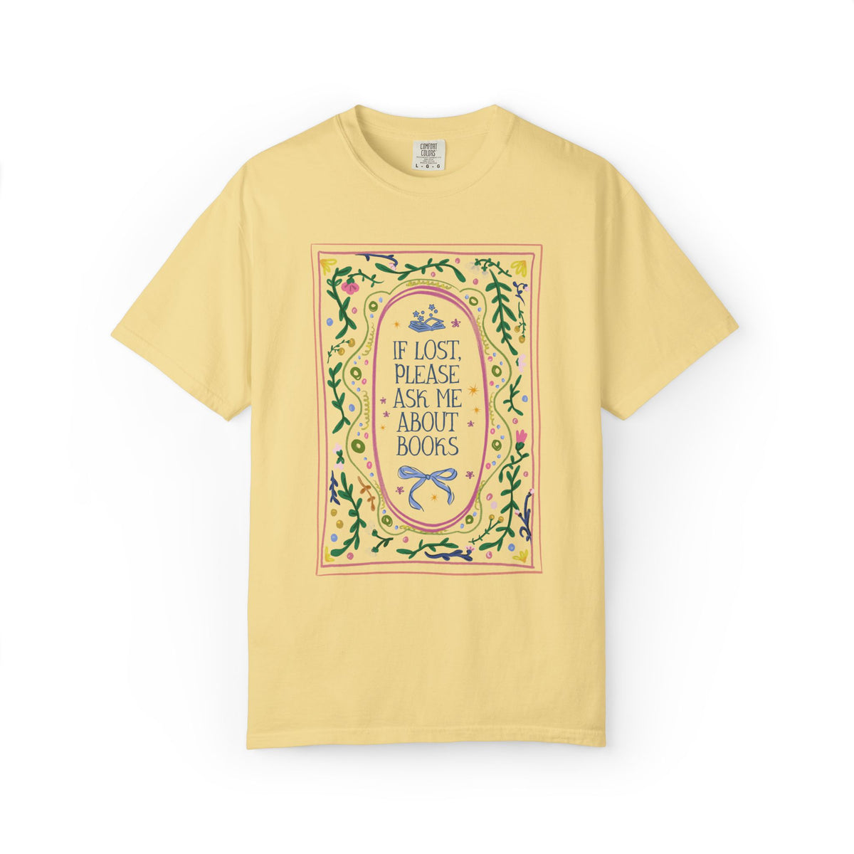 If Lost, Please Ask Me About Books: Cute Bookish Librarian T-Shirt for Classic Literature Bookworm or Fiction Reader, School Librarian Tee