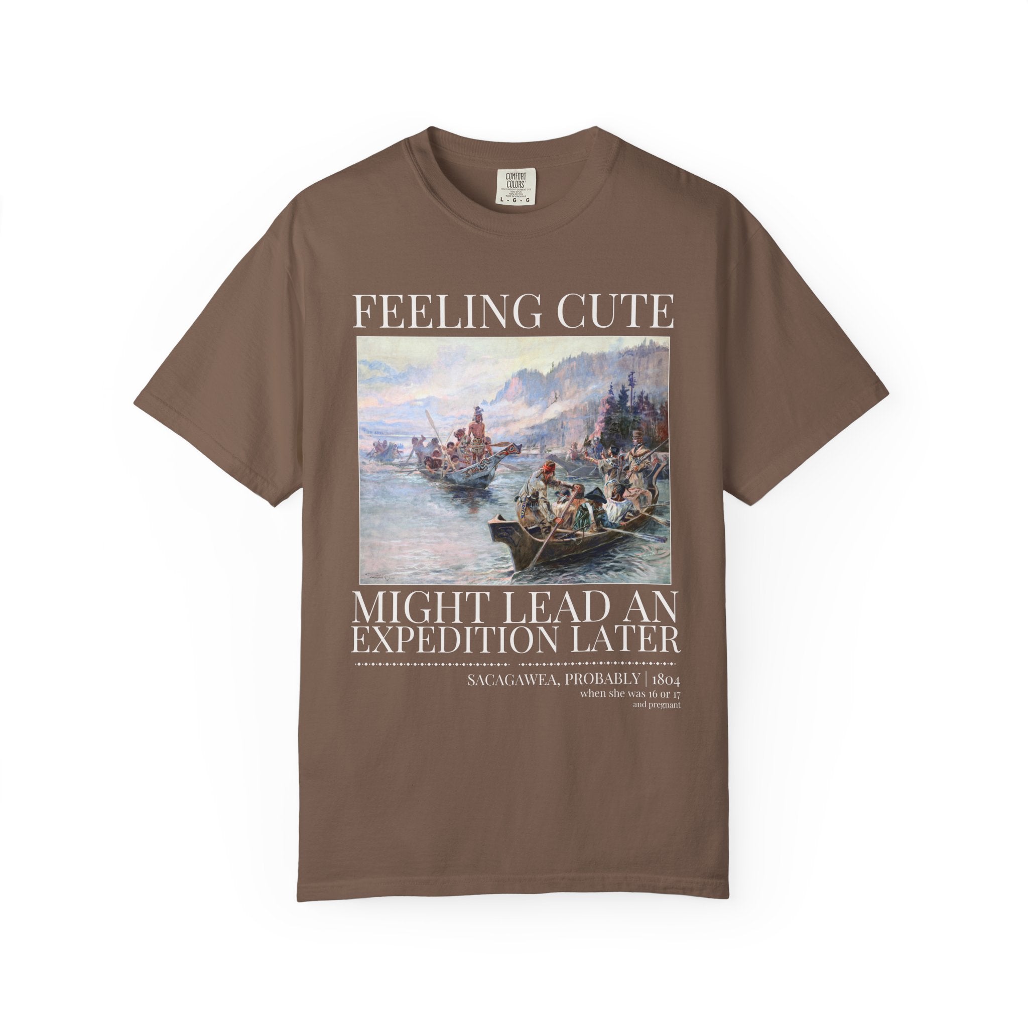Funny Sacagawea American History Shirt for Social Studies Teacher, High School History, 18th Century Women's History Tee, History Buff Gift