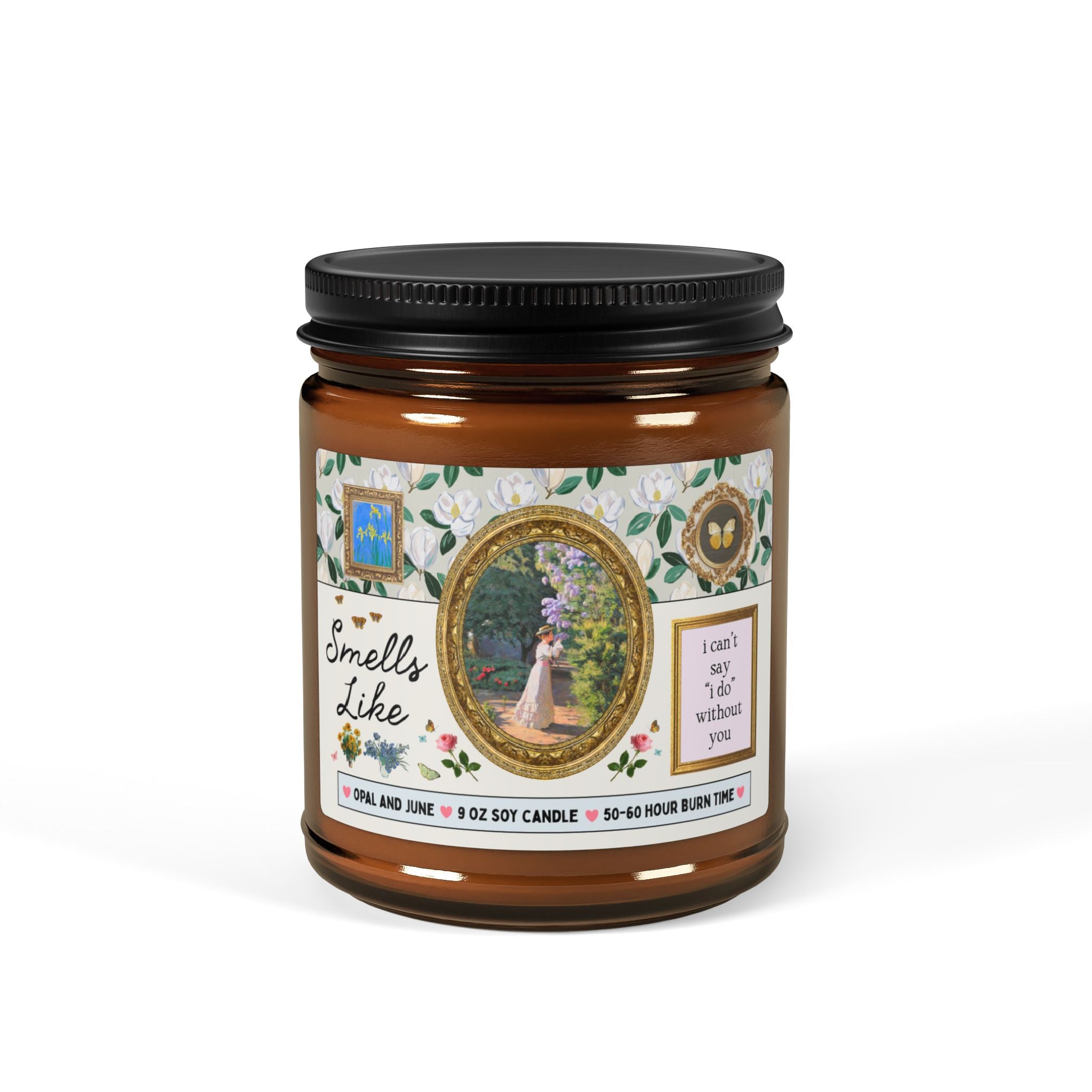 Smells Like I Can't Say "I Do" Without You: 9 Oz Soy Candle | Cute Bridesmaid Proposal Gift from Bride, Maid of Honor, Matron of Honor Gift