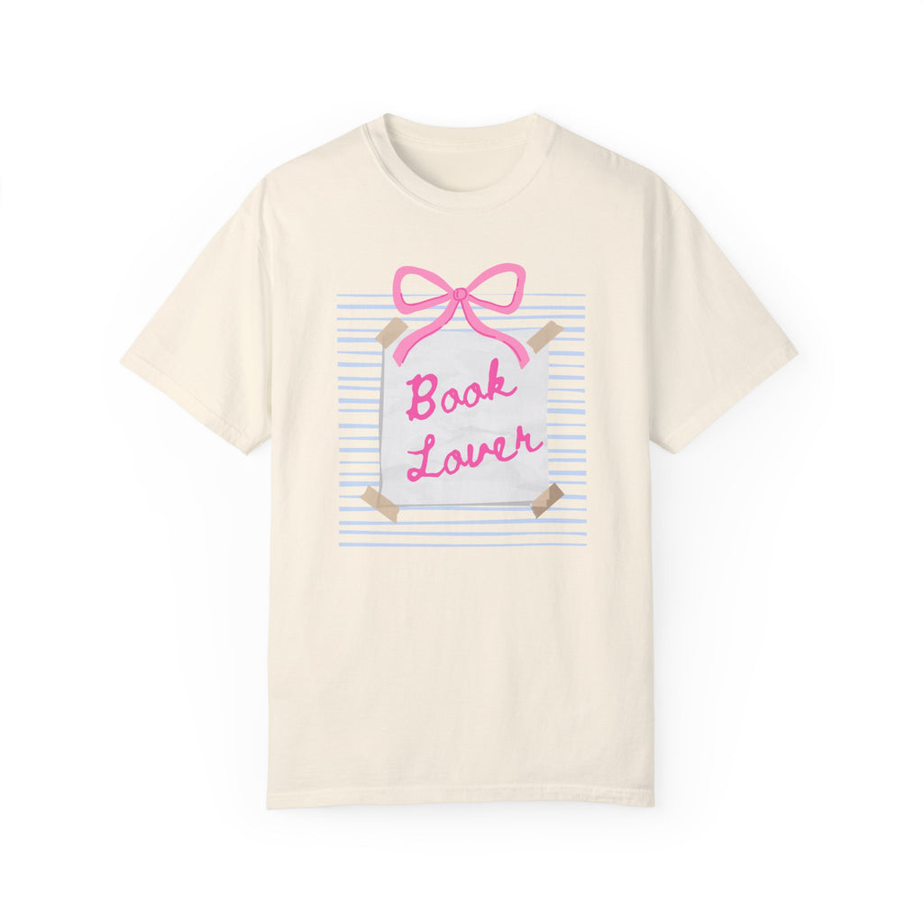 Book Lover Tee Shirt with Bow