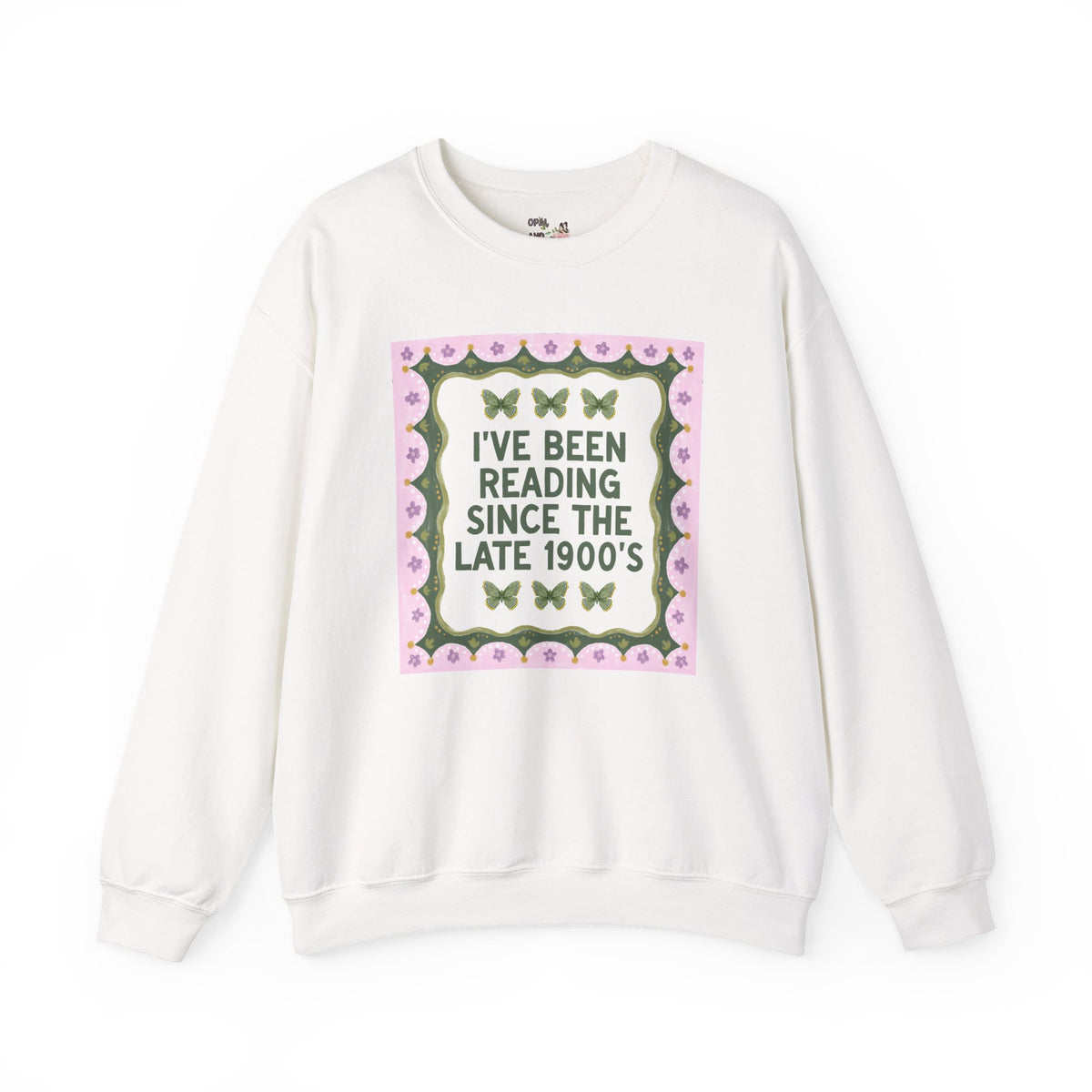 I've Been Reading Since the Late 1900's Funny Book Lover Swaetshirt for 40th Birthday or Reader Born in the 1990s, Silly Fiction Literature Crewneck