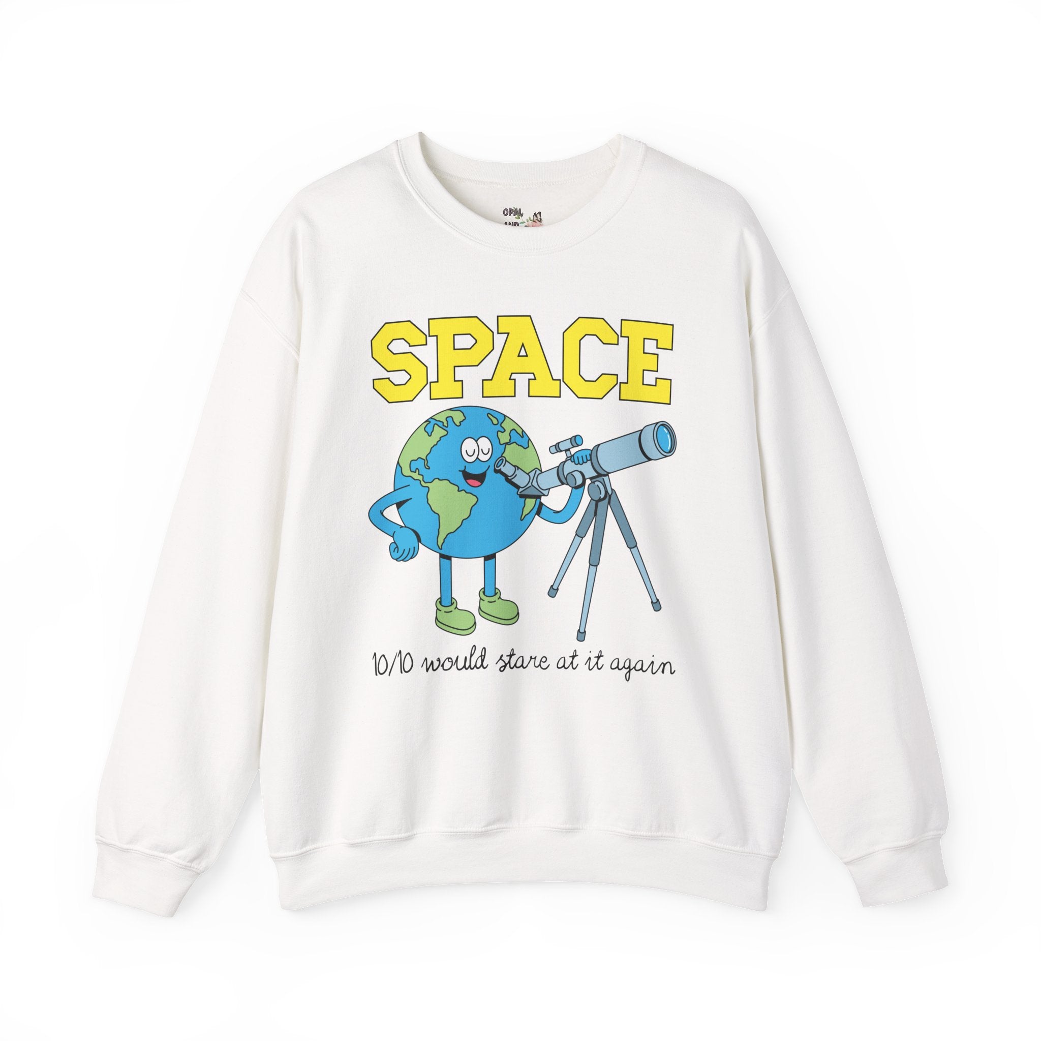 Space Lover or Science Teacher Sweatshirt for Scientist or Astrophysicist Who Loves Space and Astronomy, Funny Sarcastic Science Major Crewneck