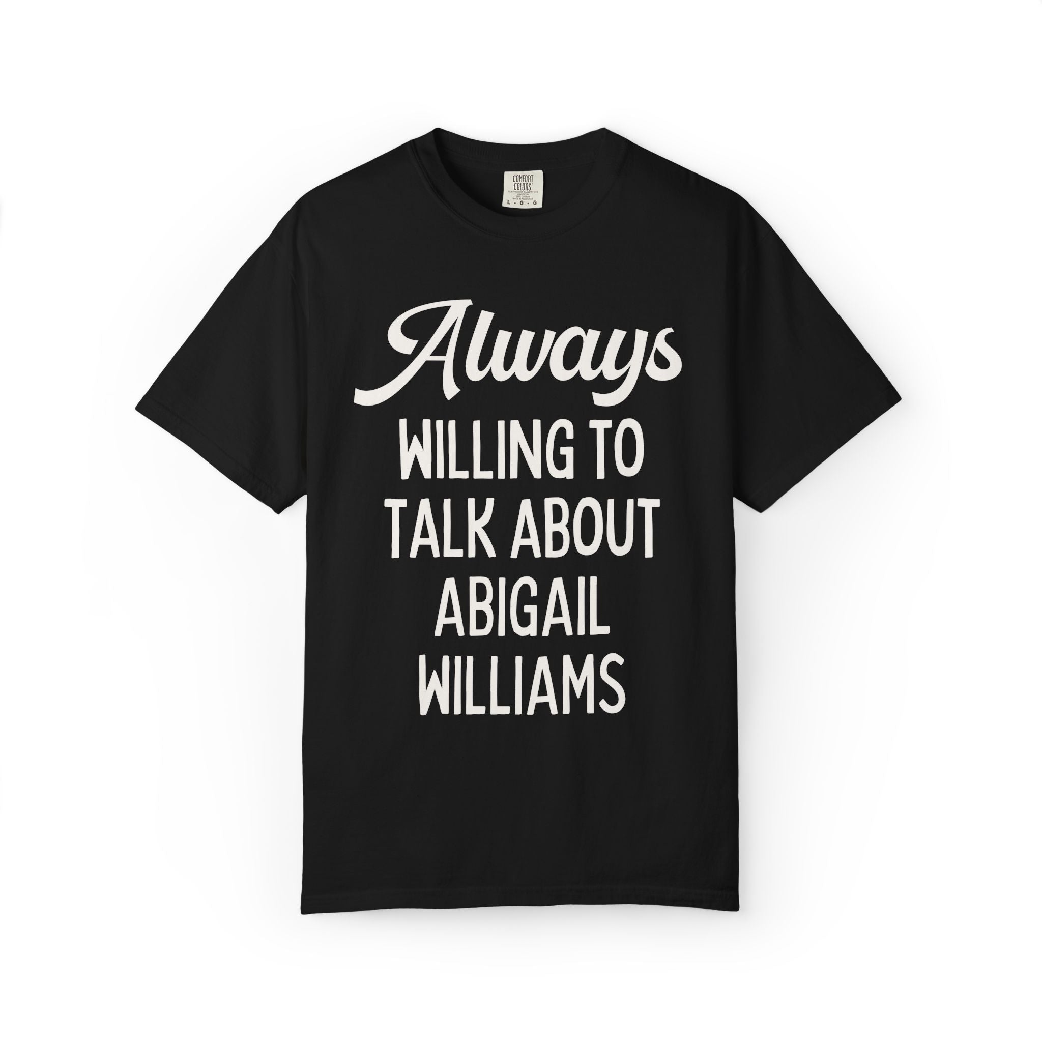Abigail Williams Salem Witch Trials New England History Buff Tee Shirt, Puritan Early US History, Witchy History Tee for Historian Feminist