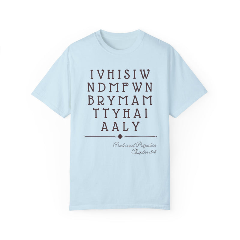 Pride and Prejudice Tee Shirt: First Proposal