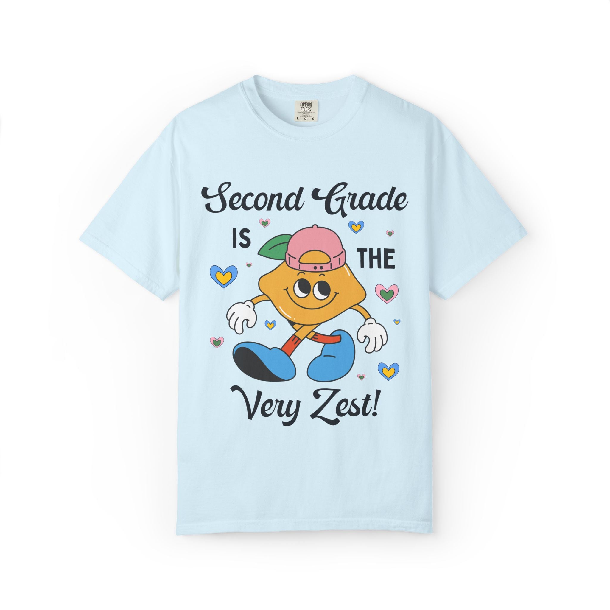 Second Grade is The Very Zest: Matching Teacher T-Shirt for Meet the Teacher Night or Back to School