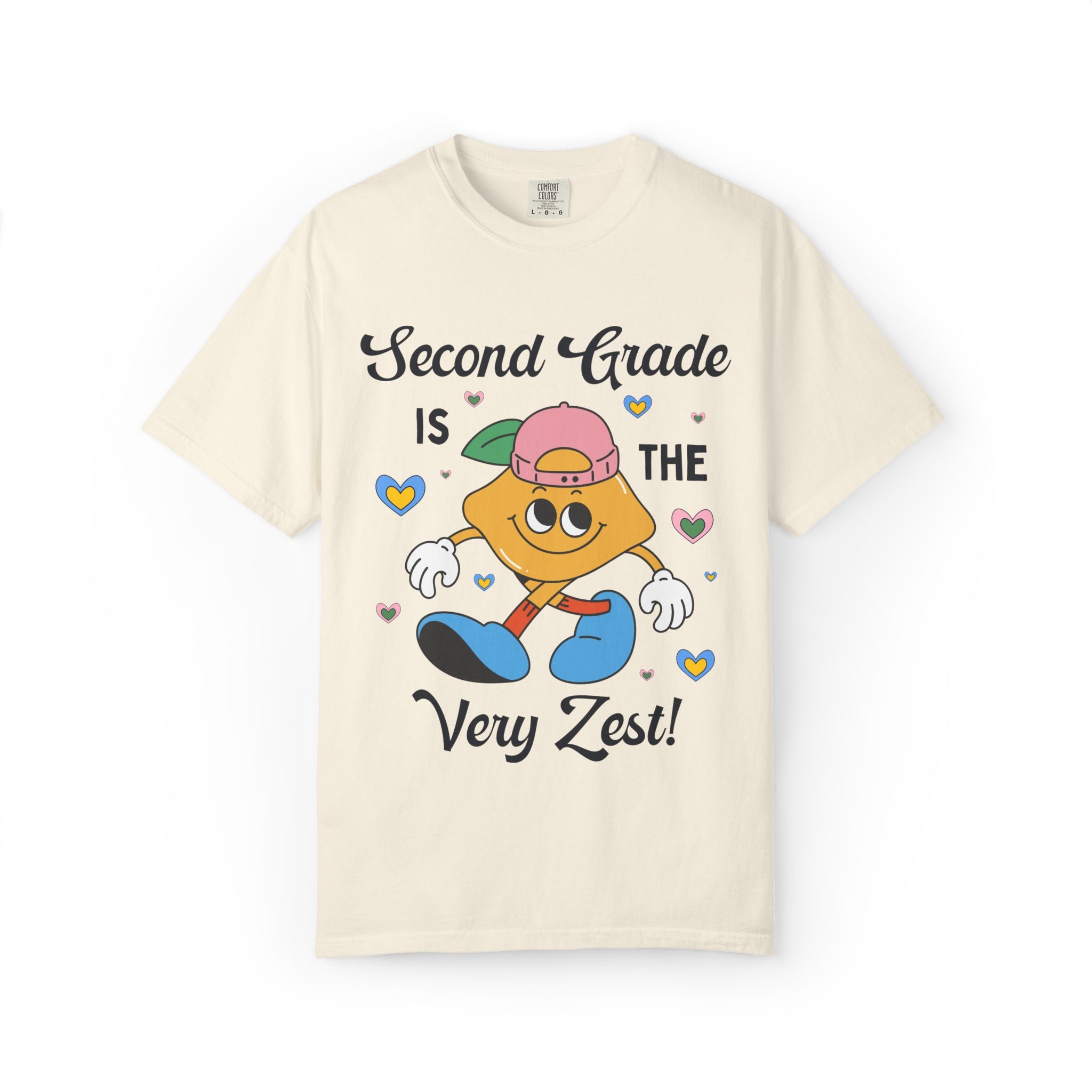 Second Grade is The Very Zest: Matching Teacher T-Shirt for Meet the Teacher Night or Back to School