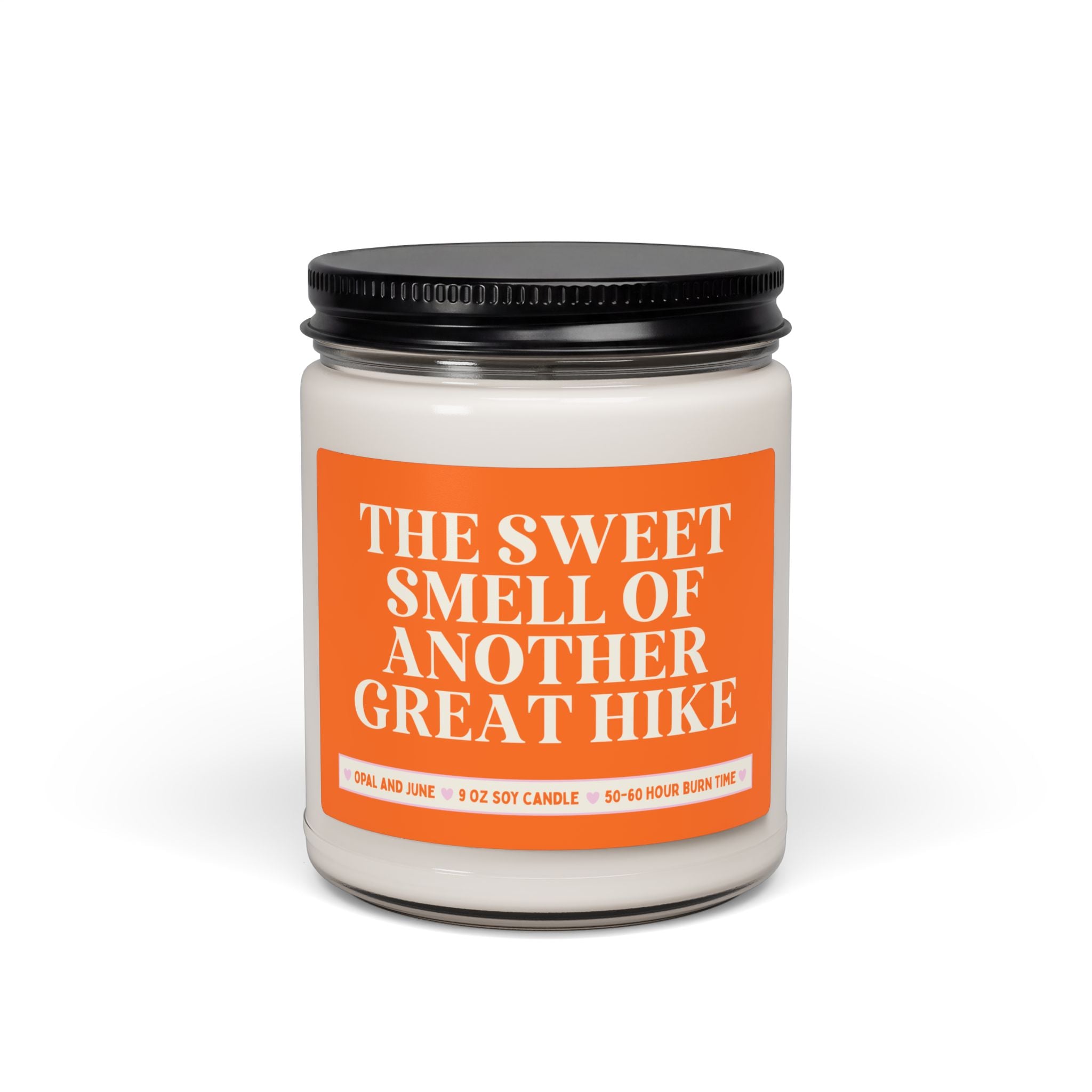 Cute Hiking Lover Gift: The Sweet Smell of Another Great Hike | 9 Oz Soy Candle for Friend or Partner Who Loves Hikings or The Outdoors
