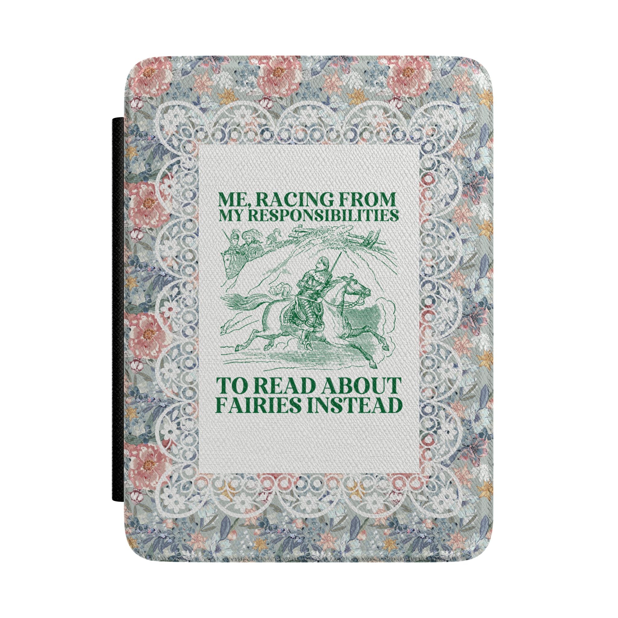 Fantasy Romance Reader Ebook Case for Bookworm Who Loves Fairies and Fae, Cute Fantasy Romance Reader Present, Funny Sarcastic Bookish Gift