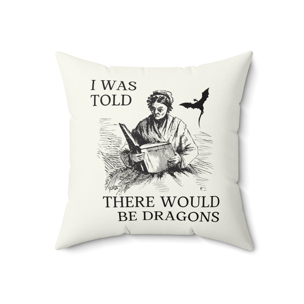 Fantasy Reader Pillow for Book Lover: Funny Bookish Decor for Librarian
