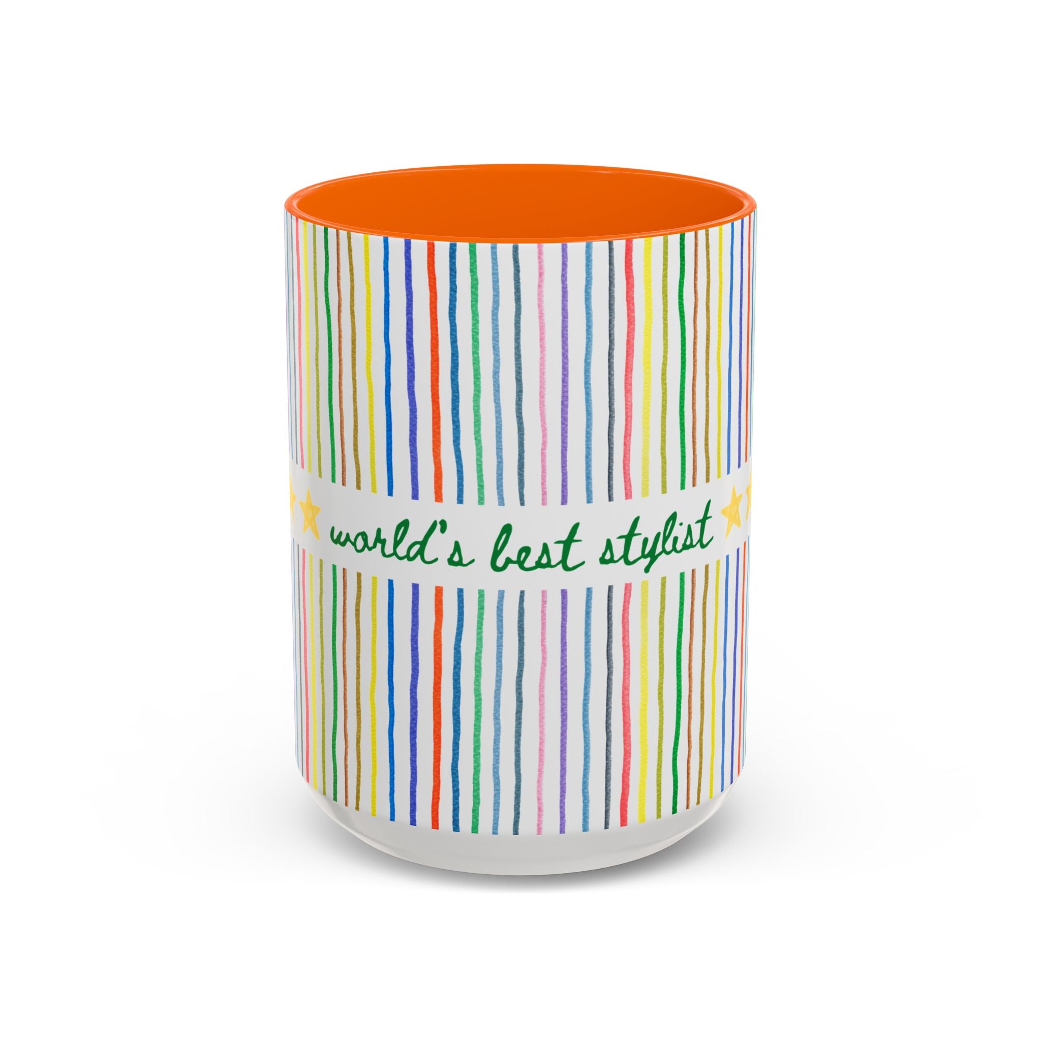 World's Best Stylist Coffee Mug: 15 Oz Coffee Mug for Hair Stylist, Cute Thank You or Appreciation Gift for Hair Stylist, Gift from Client