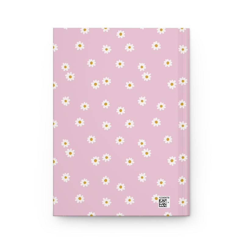 Cute Daisy Notebook for School or Work Meetings: Pastel Flower Hardcover Journal