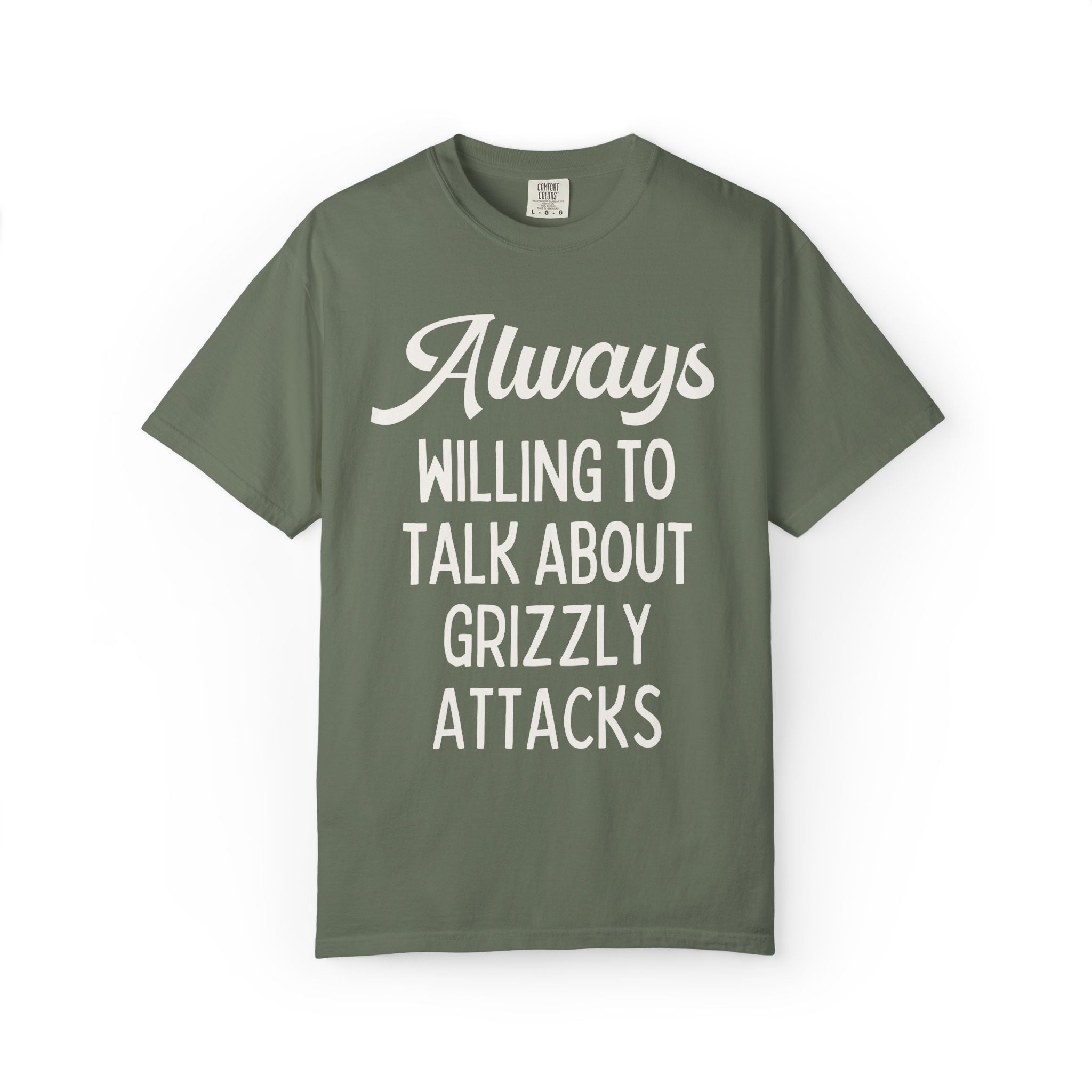 Morbid Animal History Tee Shirt for Friend Obsessed with Historical Disasters: Always Willing To Talk About Grizzly Attacks, Bear Lover Tee