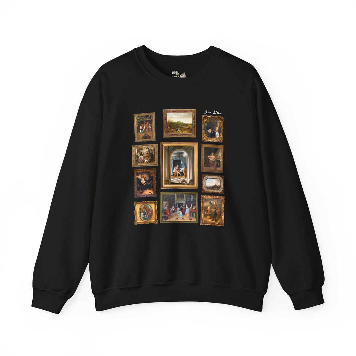 Jan Steen Dutch Golden Age Art History Buff Sweatshirt for European Art Historian or Humanities Teacher, Woman at Her Toilet Famous Painting