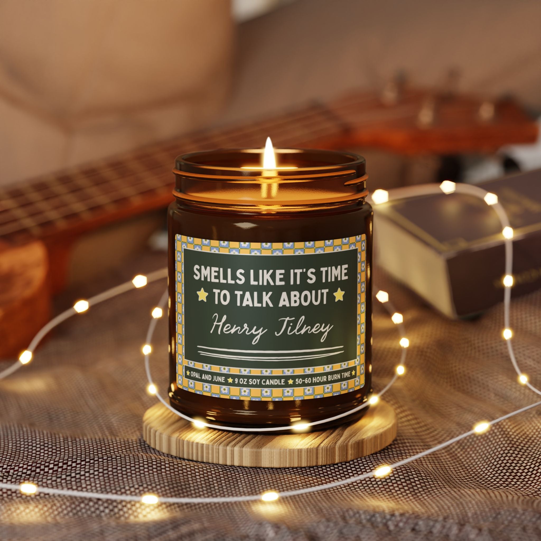 Smells Like It's Time to Talk About Henry Tilney: 9 Oz Soy Candle for Jane Austen Bookworm | Cute Bookish Gift, Northanger Abbey Book Lover
