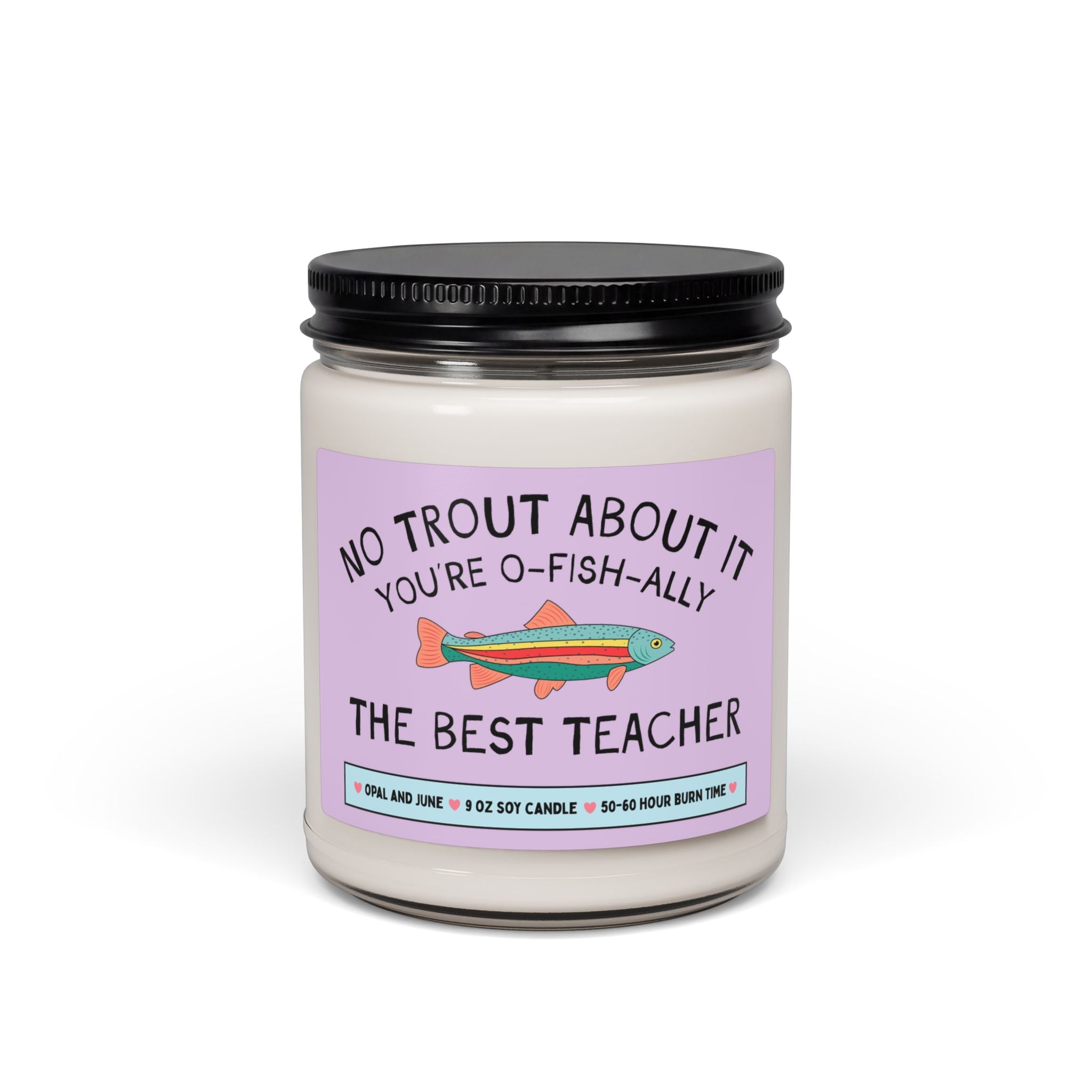Funny Teacher Gift for Teacher Who Loves Fishing: No Trout About It You're the Best Teacher, Silly Teacher Appreciation Gift for New Teacher
