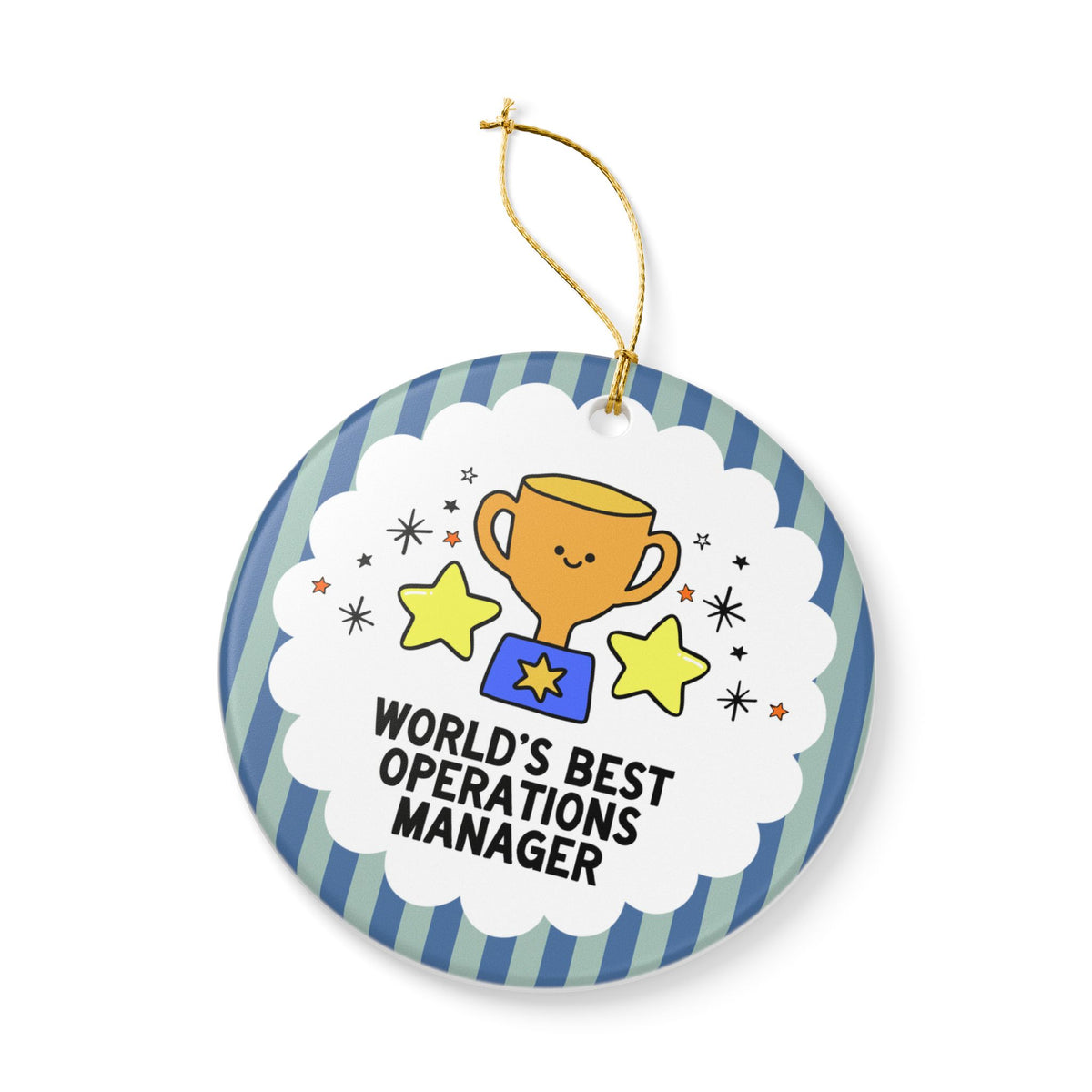 World's Best Operations Manager: Funny Co-Worker Gift for Operations Management Team, Gift for Employee or Operations Manager Boss