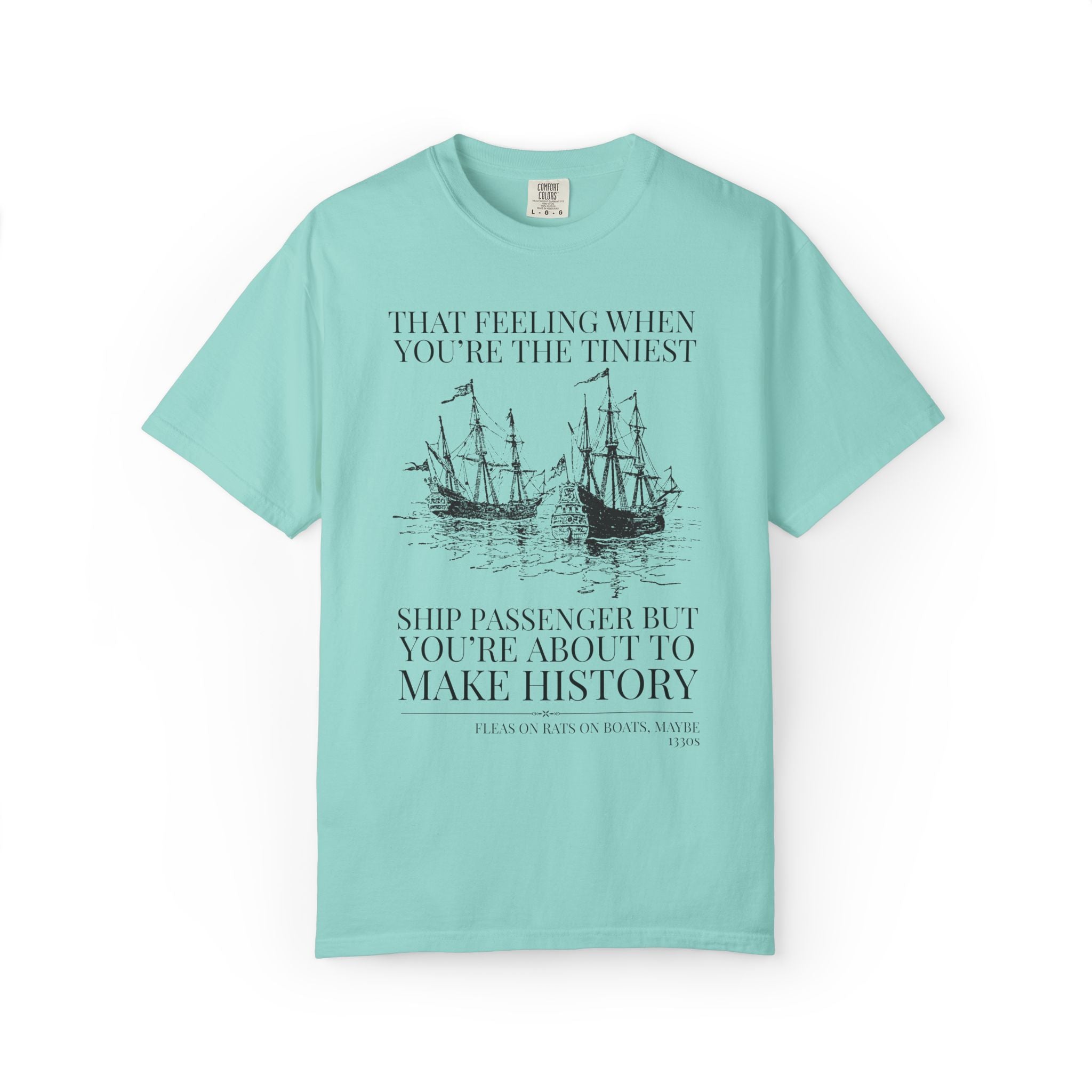 The Black Death Bubonic Plague History Buff Tee Shirt: 14th Century History, European Medieval Middle Ages T-Shirt with Vintage Aesthetic