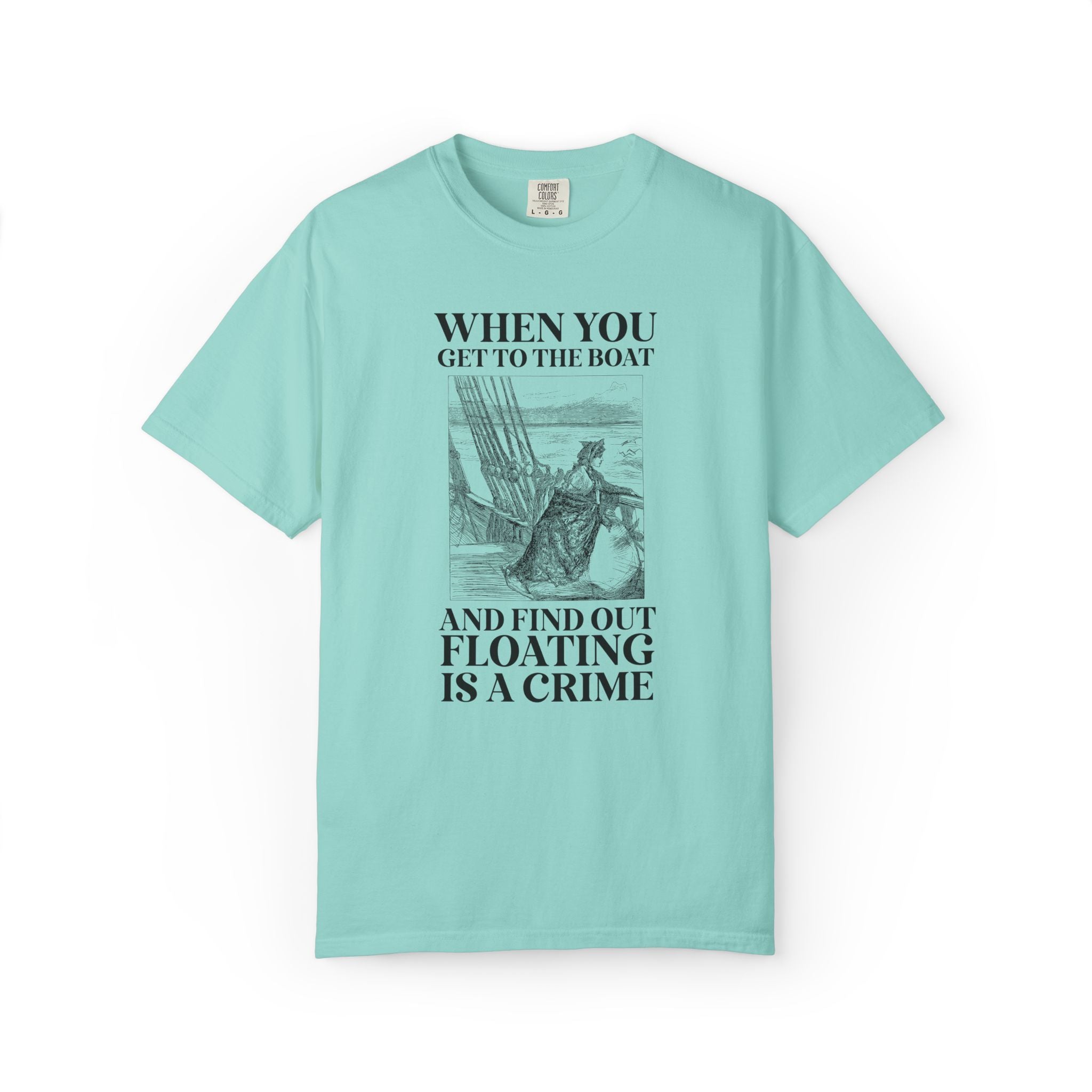 Witch Trial History Tee Shirt, Spooky Season European and American Witchy History T-Shirt, Witch Swimming Test Tee, Women's History Month
