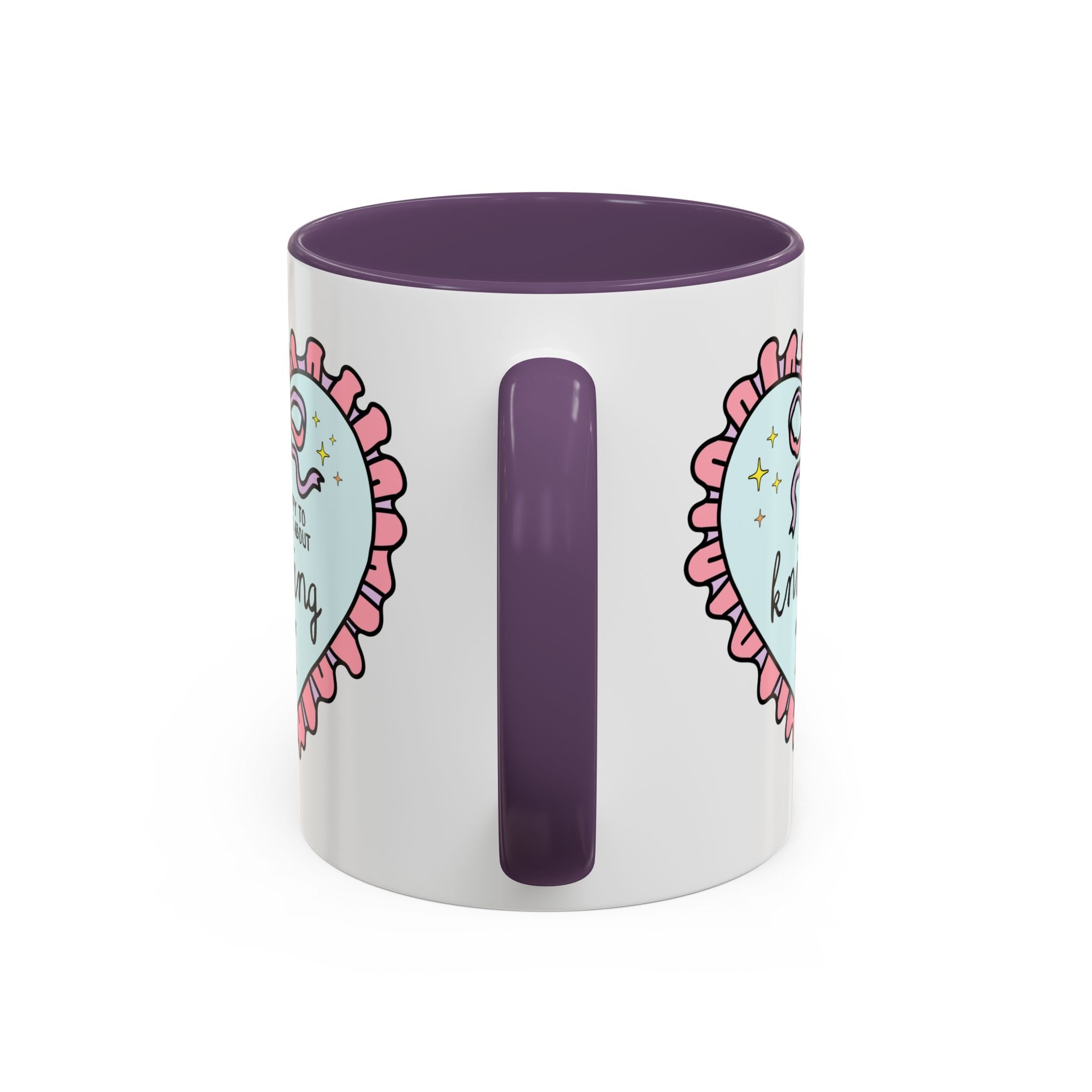 Happy to Talk About Knitting All Day Long Coffee Mug