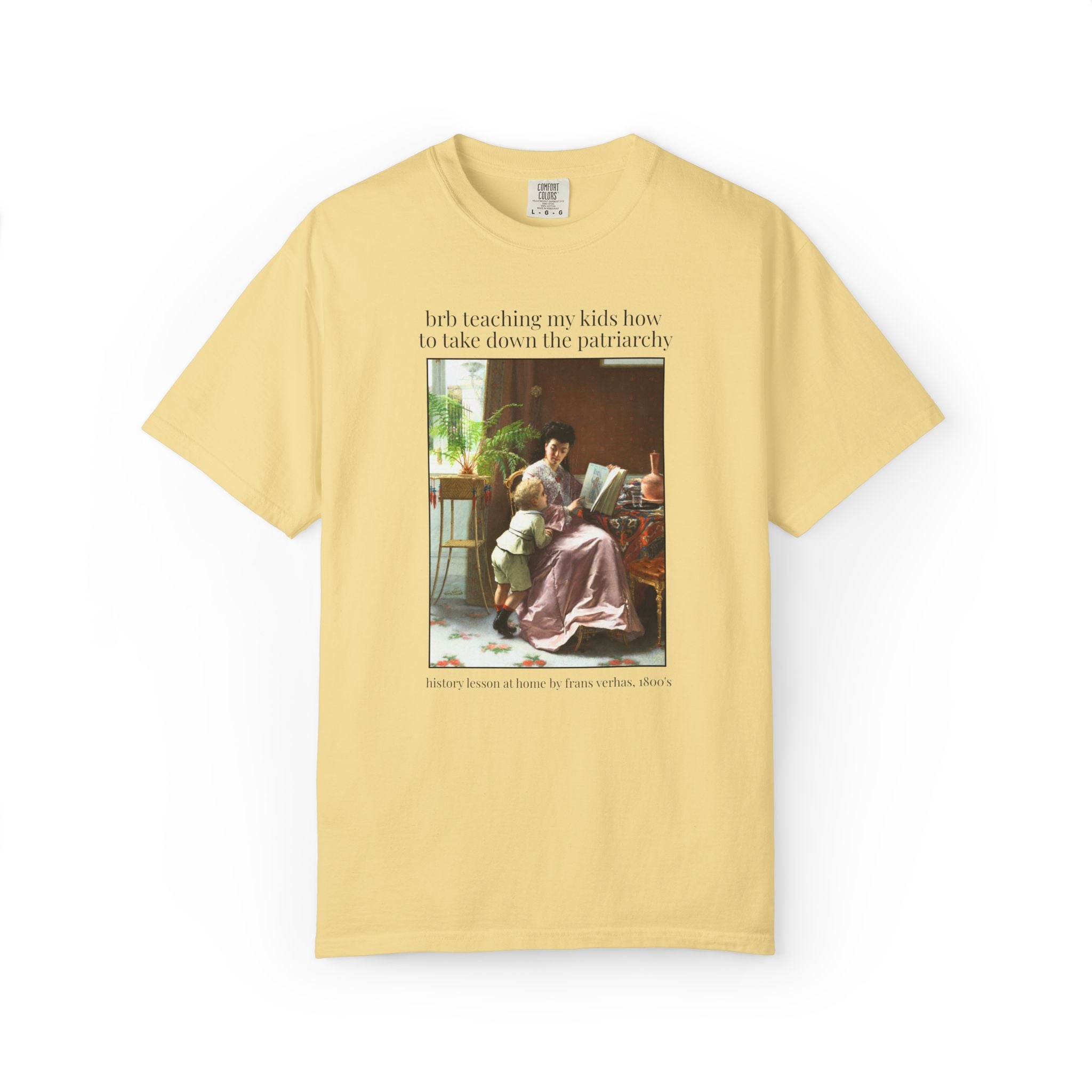 Women's Rights Art History Tee Shirt for Feminist Who Loves Equal Rights, 19th Century Famous Painting, Democratic Socialist Leftist Mom Tee