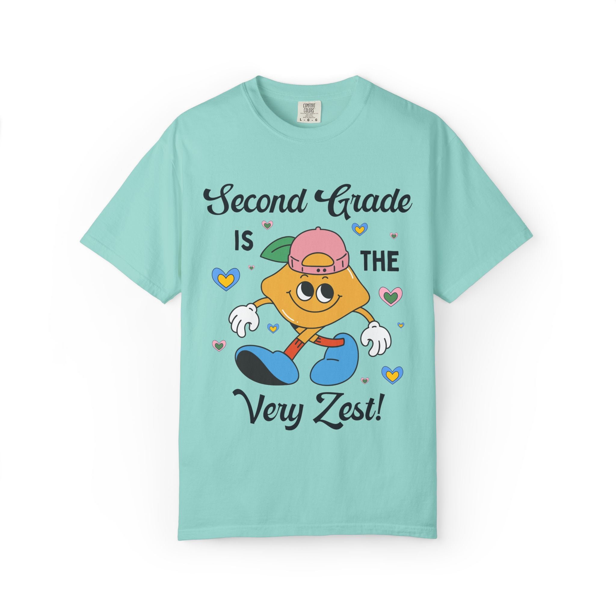 Second Grade is The Very Zest: Matching Teacher T-Shirt for Meet the Teacher Night or Back to School
