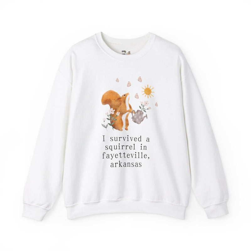 Funny Squirrel Sweatshirt: Fayetteville