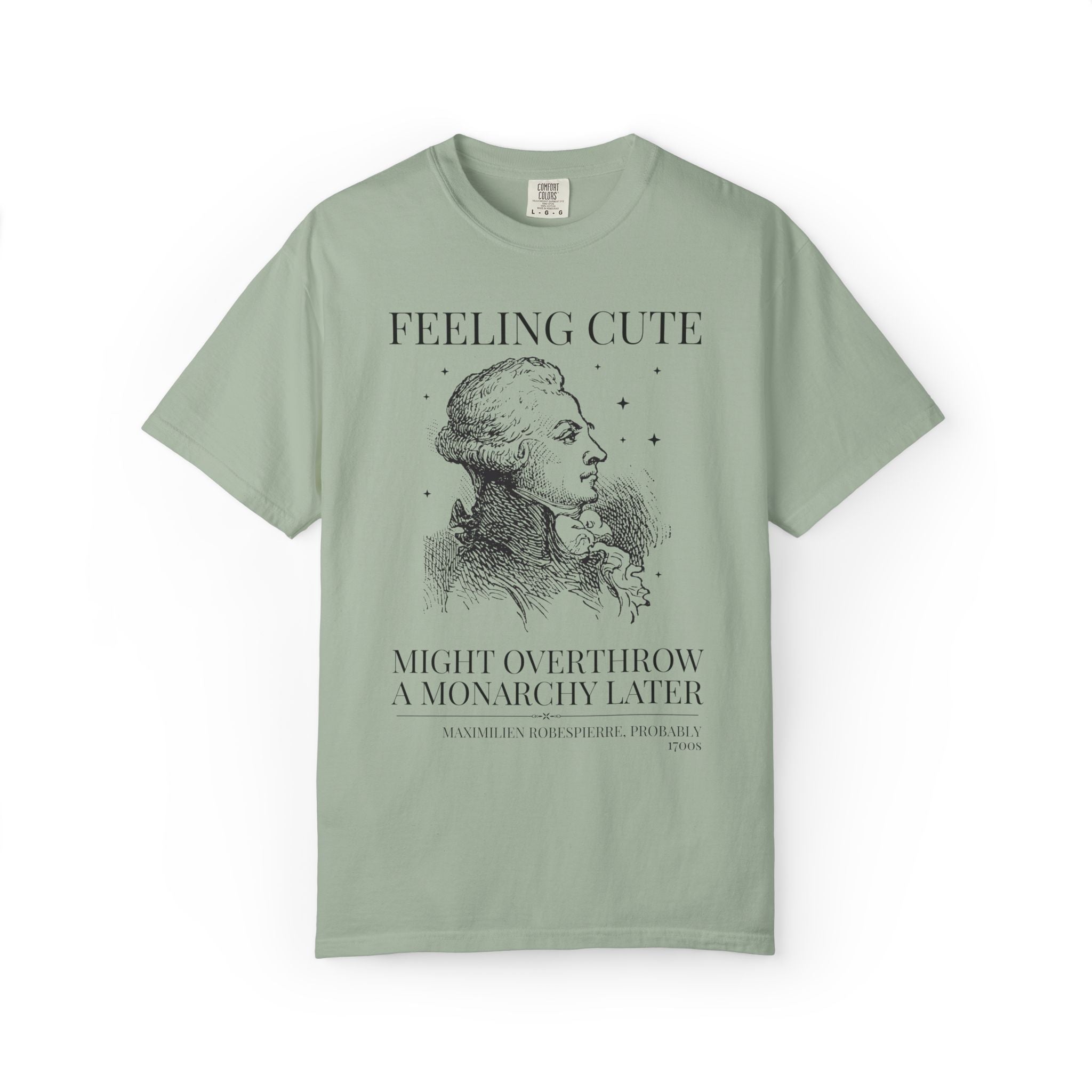 Maximilien Robespierre History Buff Tee Shirt: 18th Century French Revolution History Lover Gift, European Royal History Professor Gift