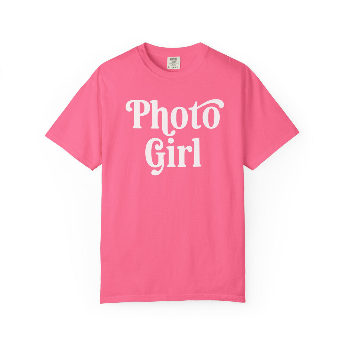 Cute Photographer Shirt for Wedding Photographer or Photography Teacher: Photo Girl | Cute Nostalgic Photographer T-Shirt for Business Owner