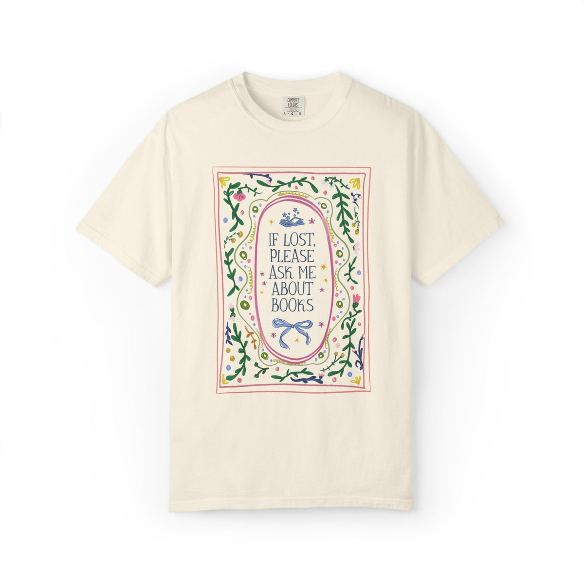 If Lost, Please Ask Me About Books: Cute Bookish Librarian T-Shirt for Classic Literature Bookworm or Fiction Reader, School Librarian Tee