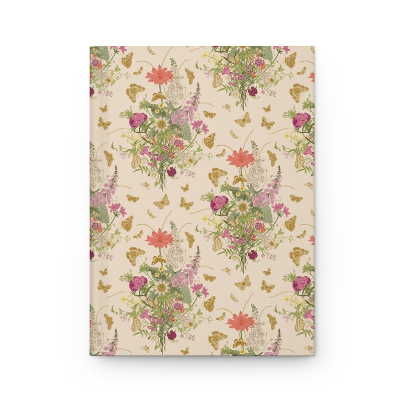 Vintage Aesthetic Floral Notebook for Photographer Who Loves Flowers