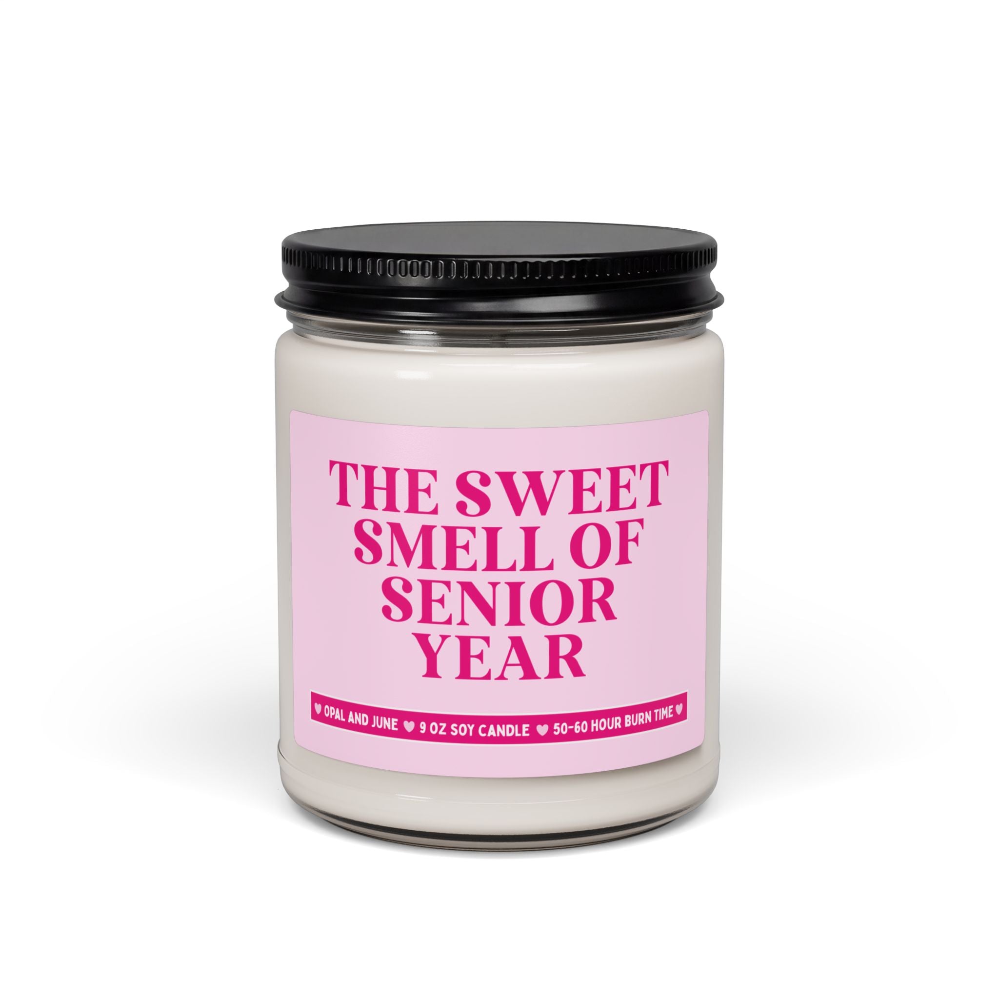Senior Night College Senior or High School Senior Gift from Parents: The Sweet Smell of Senior Year, Cute Back to School 9 Oz Soy Candle