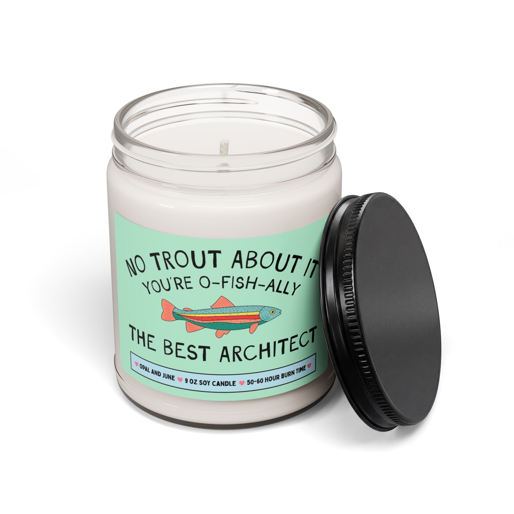Funny Architect Gift for Architect Who Loves Fishing or Nature: No Trout About It You're the Best Architect, Architecture School Grad Gift